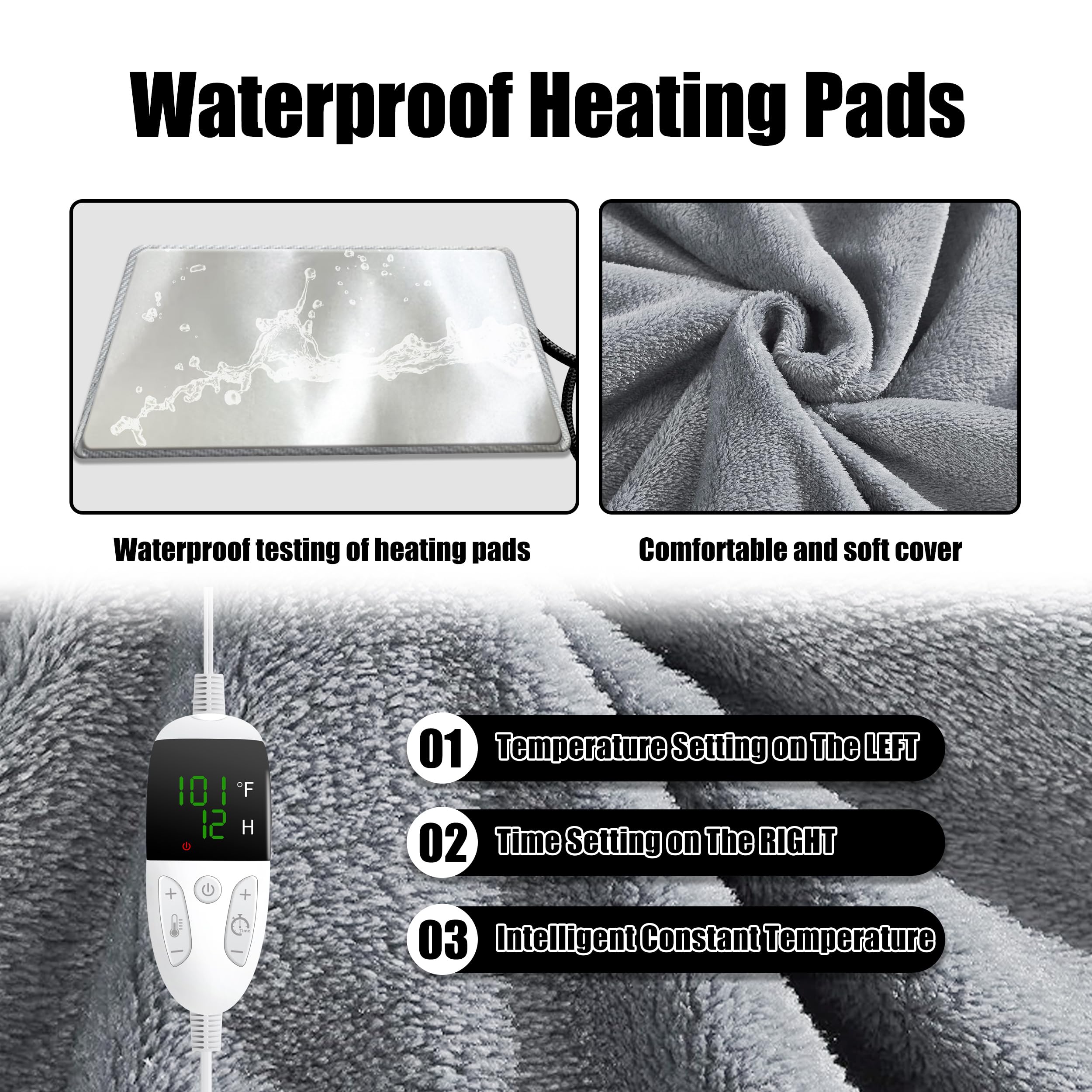 Heated Cat House For Outside In Winter, 100% Waterproof, 25.2In X 16.5In X 23.8Inelevated Weatherproof Cat House With Heated Pad