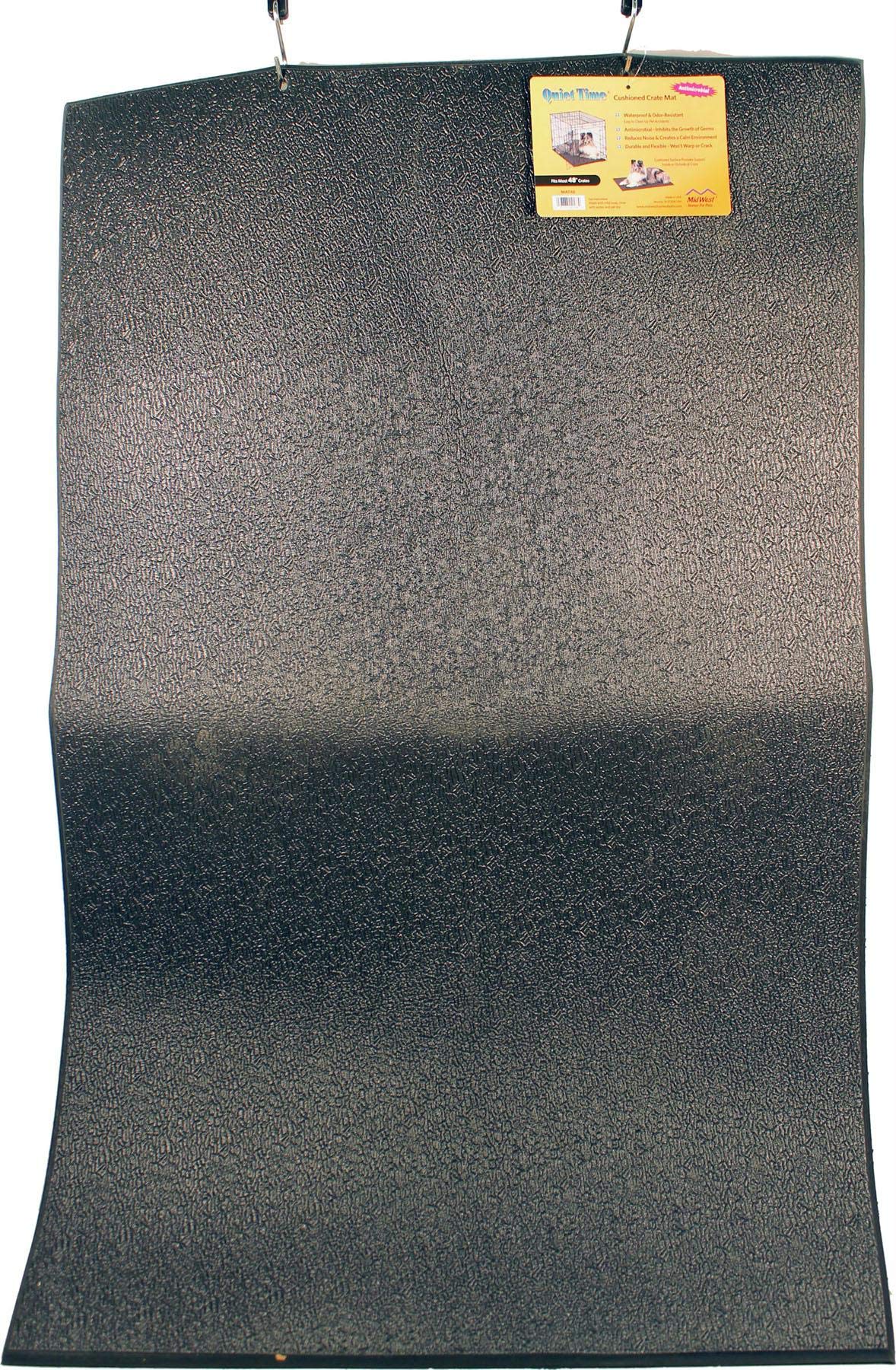 Midwest Homes For Pets Cushioned Dog Crate Mate, 48 Inch Black