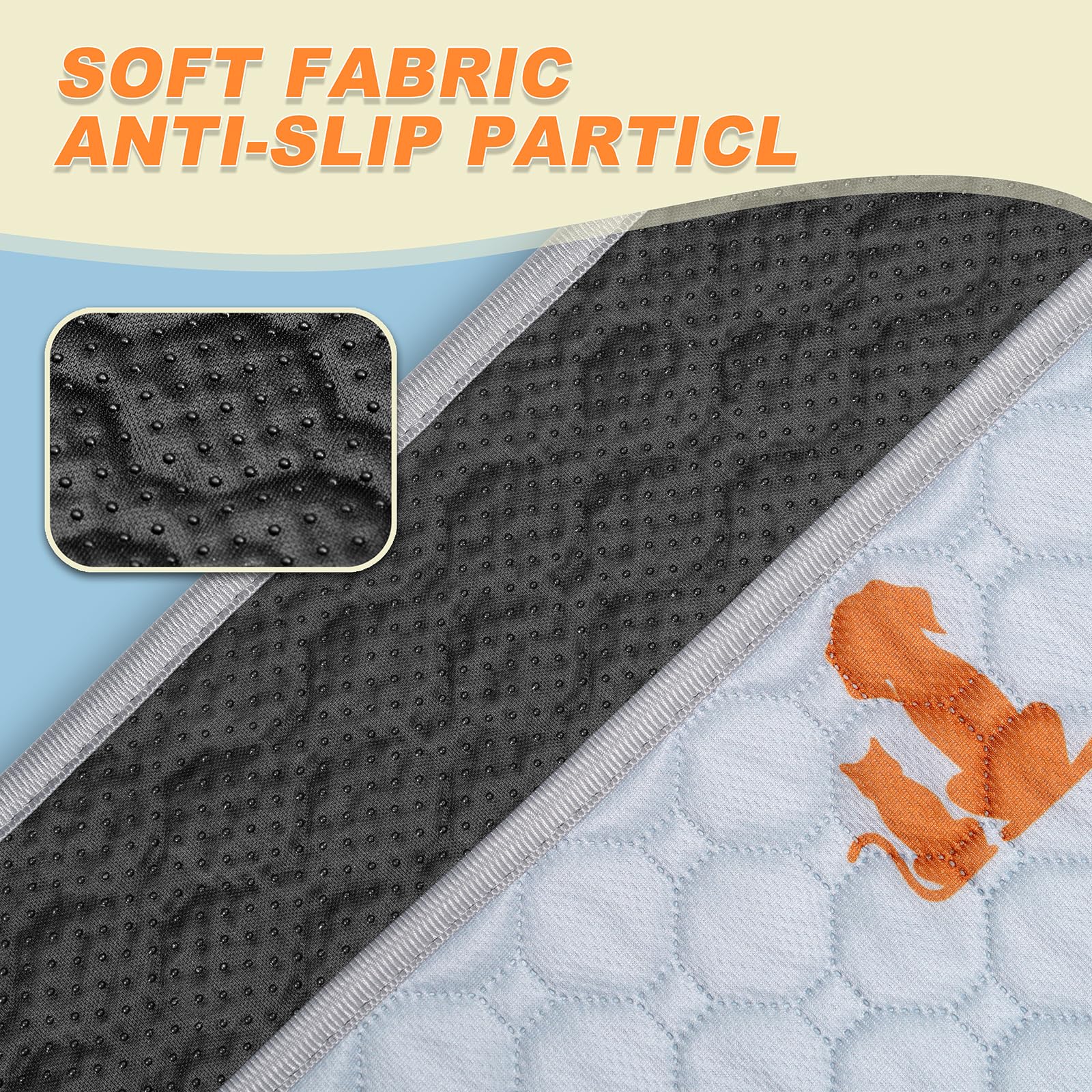 X.P.Made Washable Pee Pads For Dogs, 2 Pack Reusable Puppy Pads, Waterproof Pet Pee Pads For Dog Potty Training, Extra Large Dog