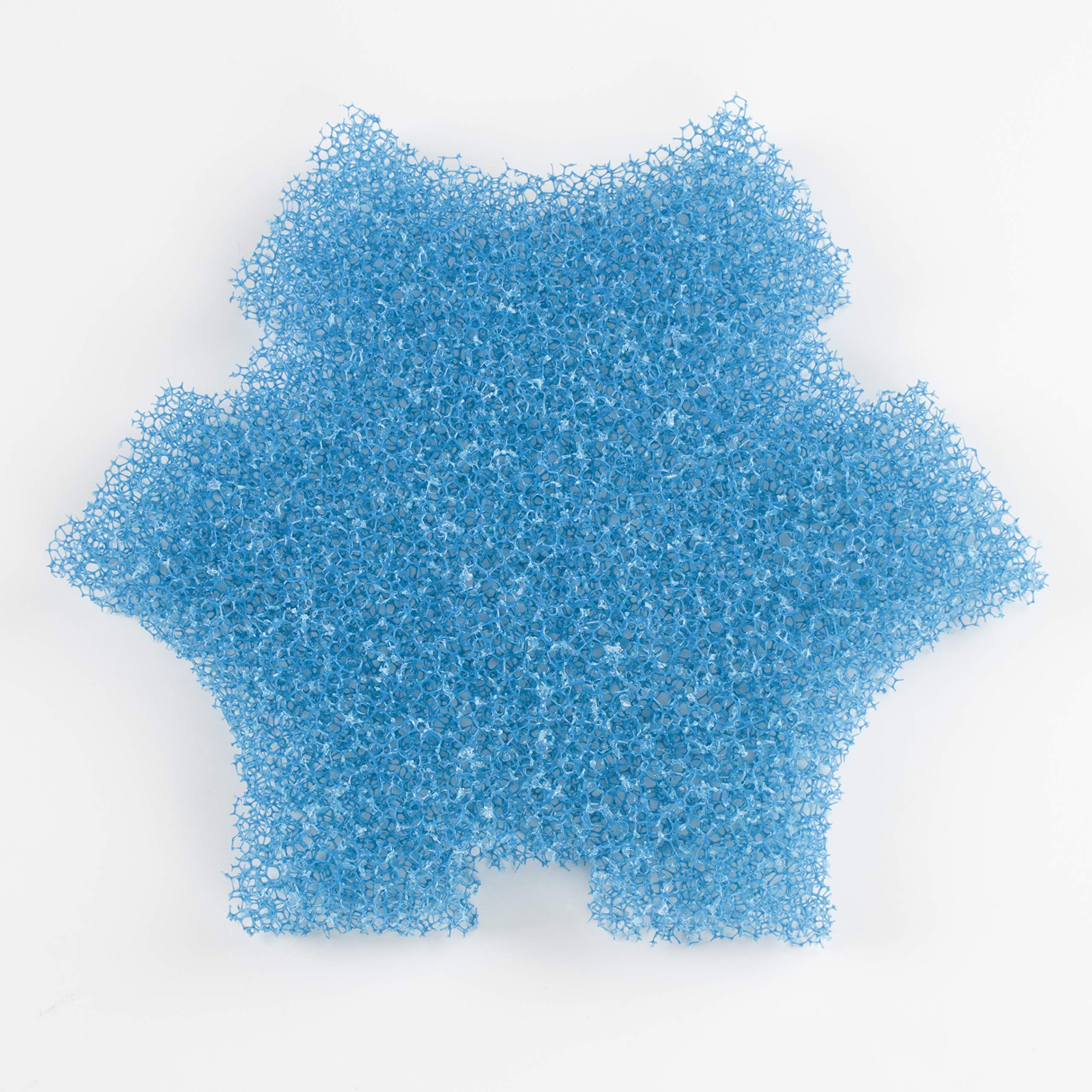 Ltwhome Replacement Blue Coarse Foam Filter Fit For Oase Swimskim 25 Floating Pond Skimmer (Pack Of 12Pcs)