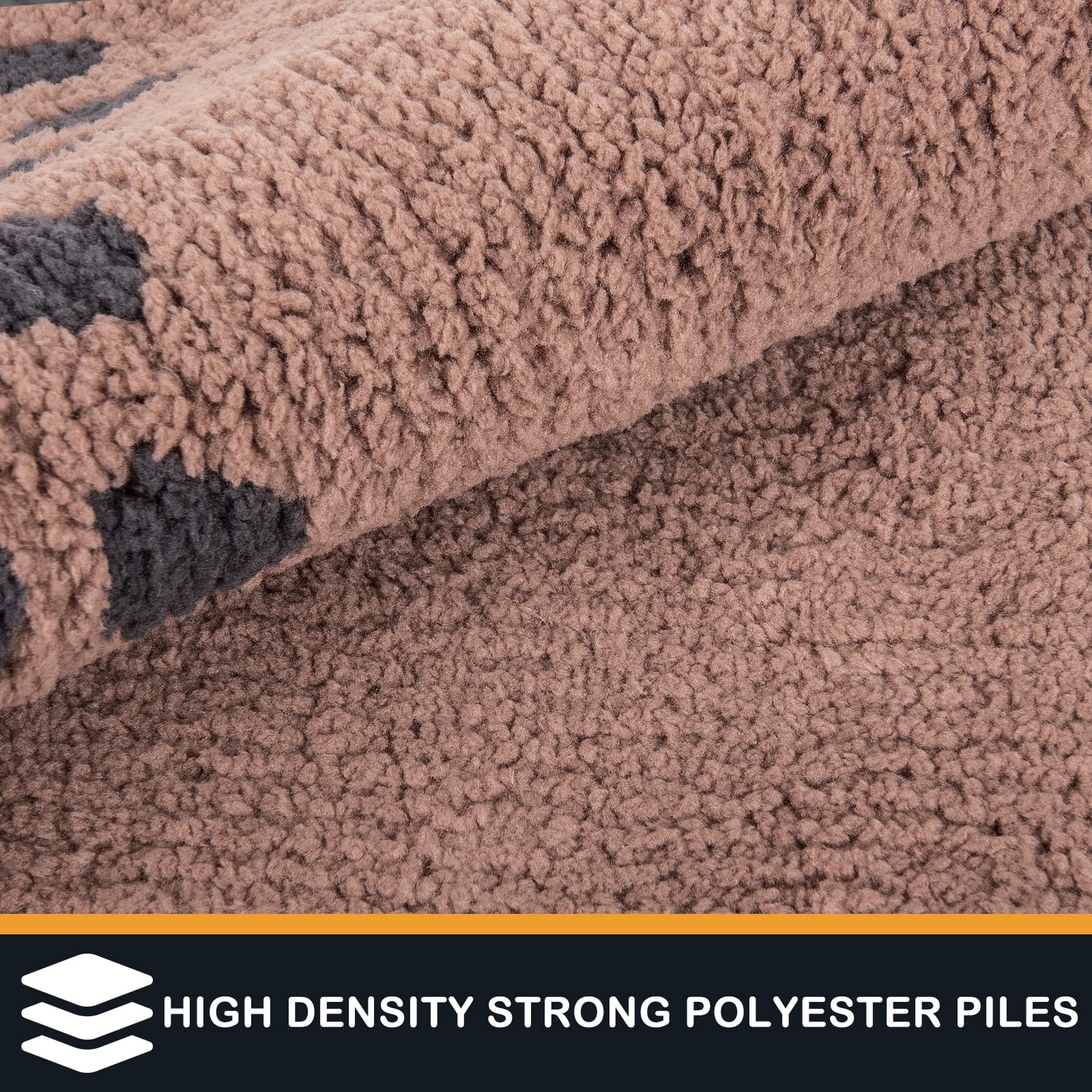 Purrugs Dirt Trapper Door Mat 20'' X 31.5'', Non-Skid/Slip Machine Washable Microfiber Entrance Rug, Shoes Scraper, Dog Doormat,