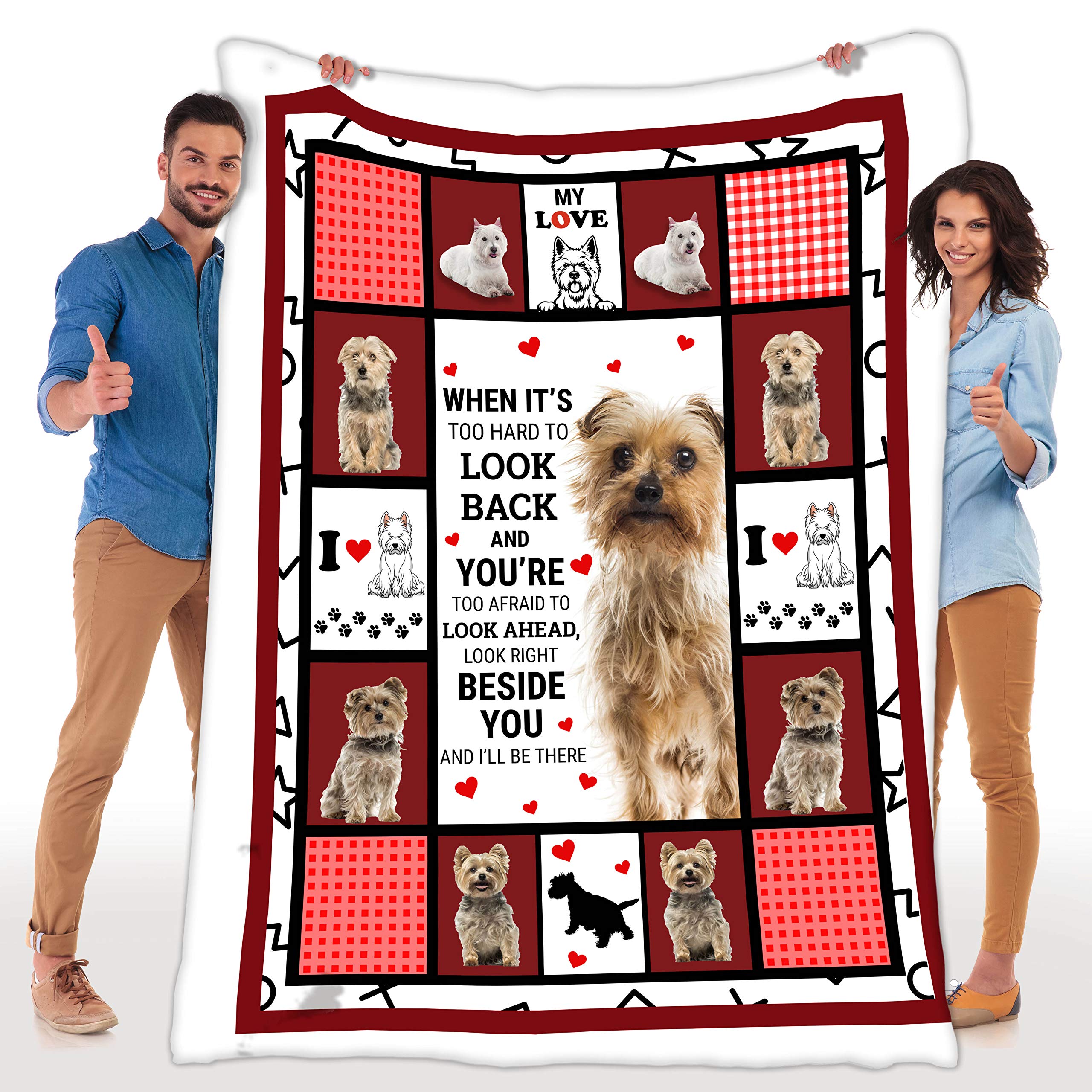 I Love My Pet, Premium Quality Fleece Blanket for Your Pets, who are a Part of Your Family, Dog, Cat, Rabbit etc. Supersoft Warm