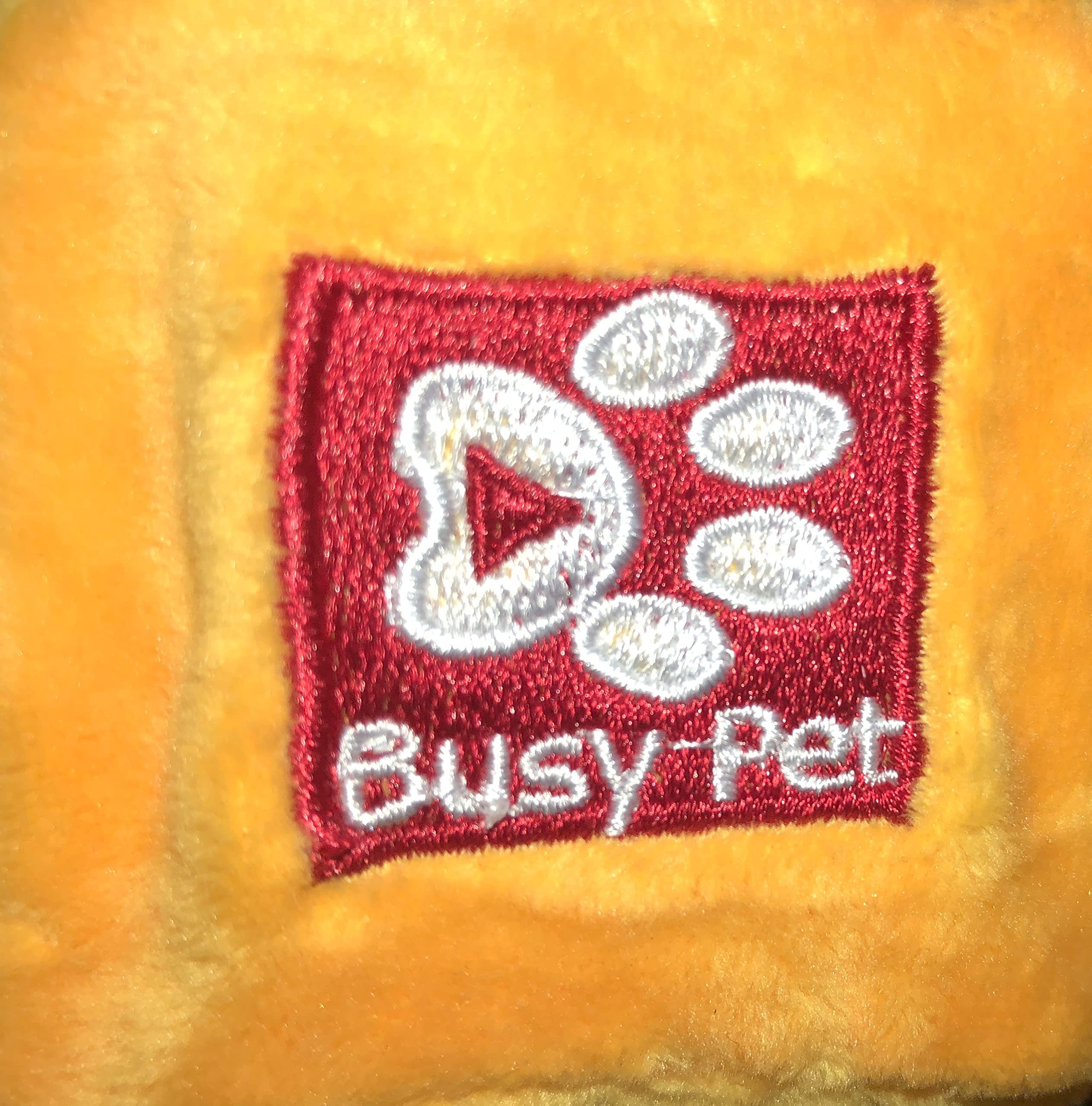 BusyPet Inflatable Dog Neck Donut Collar - Fleece Recovery Collar for Dogs, Medium Size, Donut Design