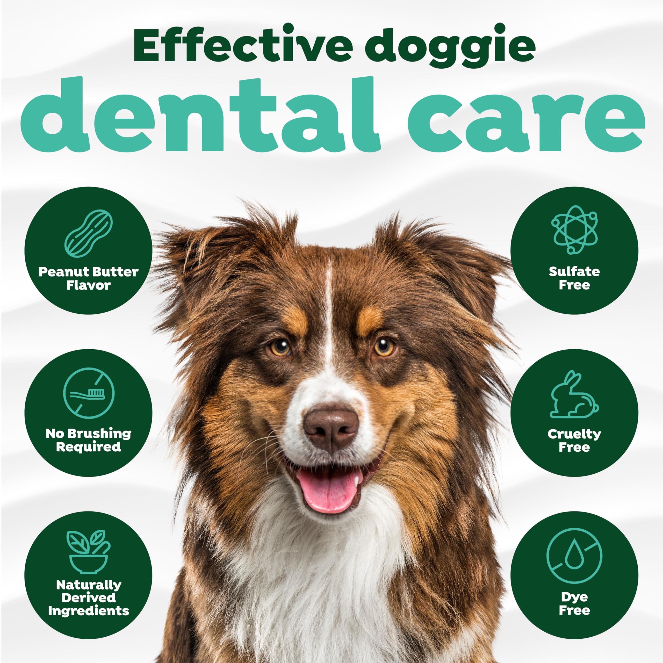 TropiClean Fresh Breath Spray for Dogs & Cats | Peanut Butter Flavored | Travel-Ready Pet Breath Freshener Spray | Made in the U