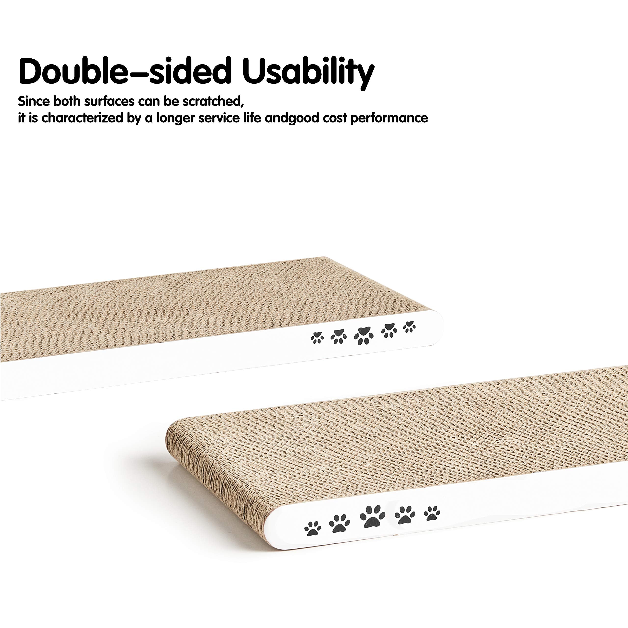 Coching Cat Scratcher Cardboard Cat Scratch Pad With Premium Scratch Textures Design Durable Cat Scratching Pad Reversible