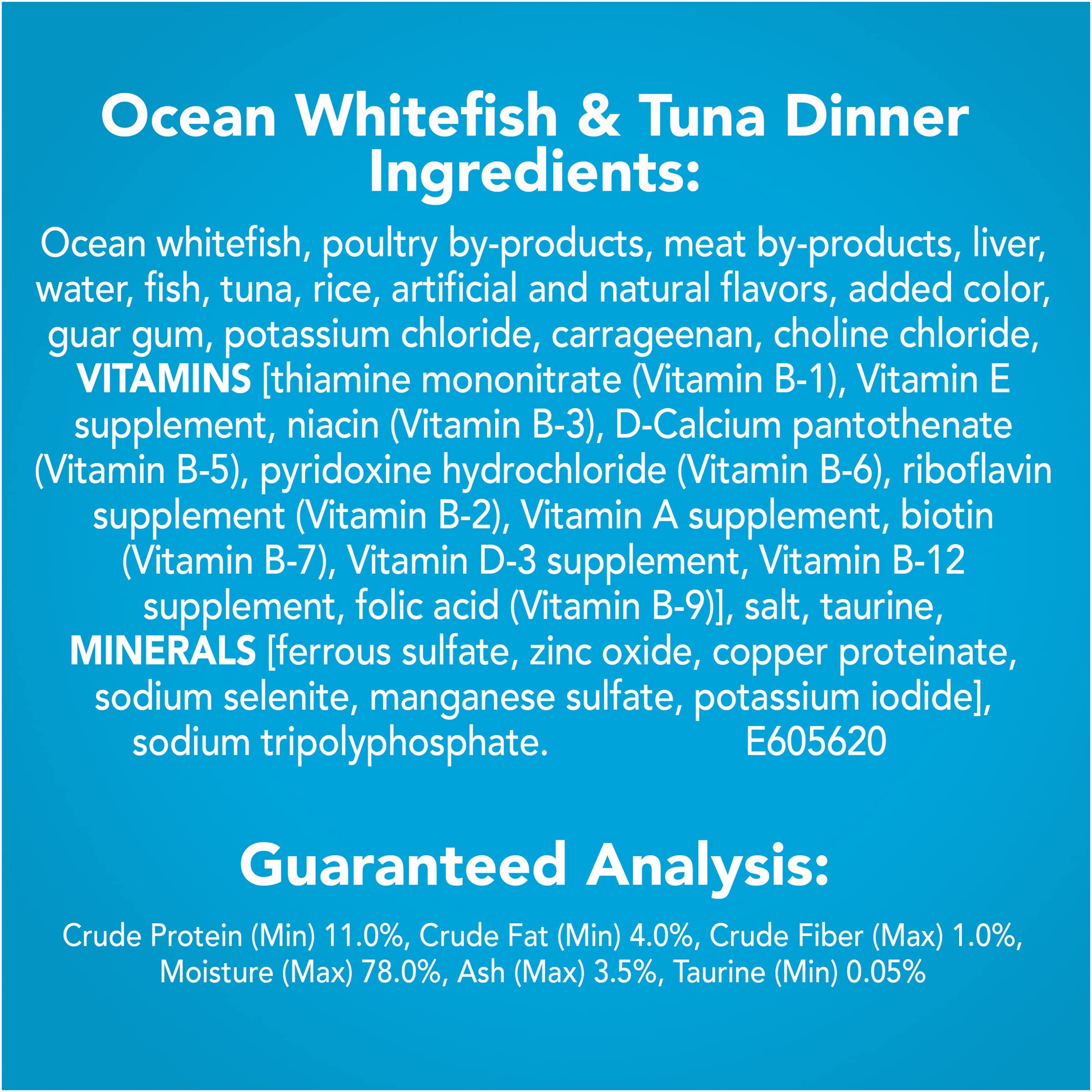 Friskies Pate Canned Wet Cat Food, Ocean Whitefish & Tuna Dinner, Contains Vitamins & Minerals, Cat Food for Kittens & Adult Cat