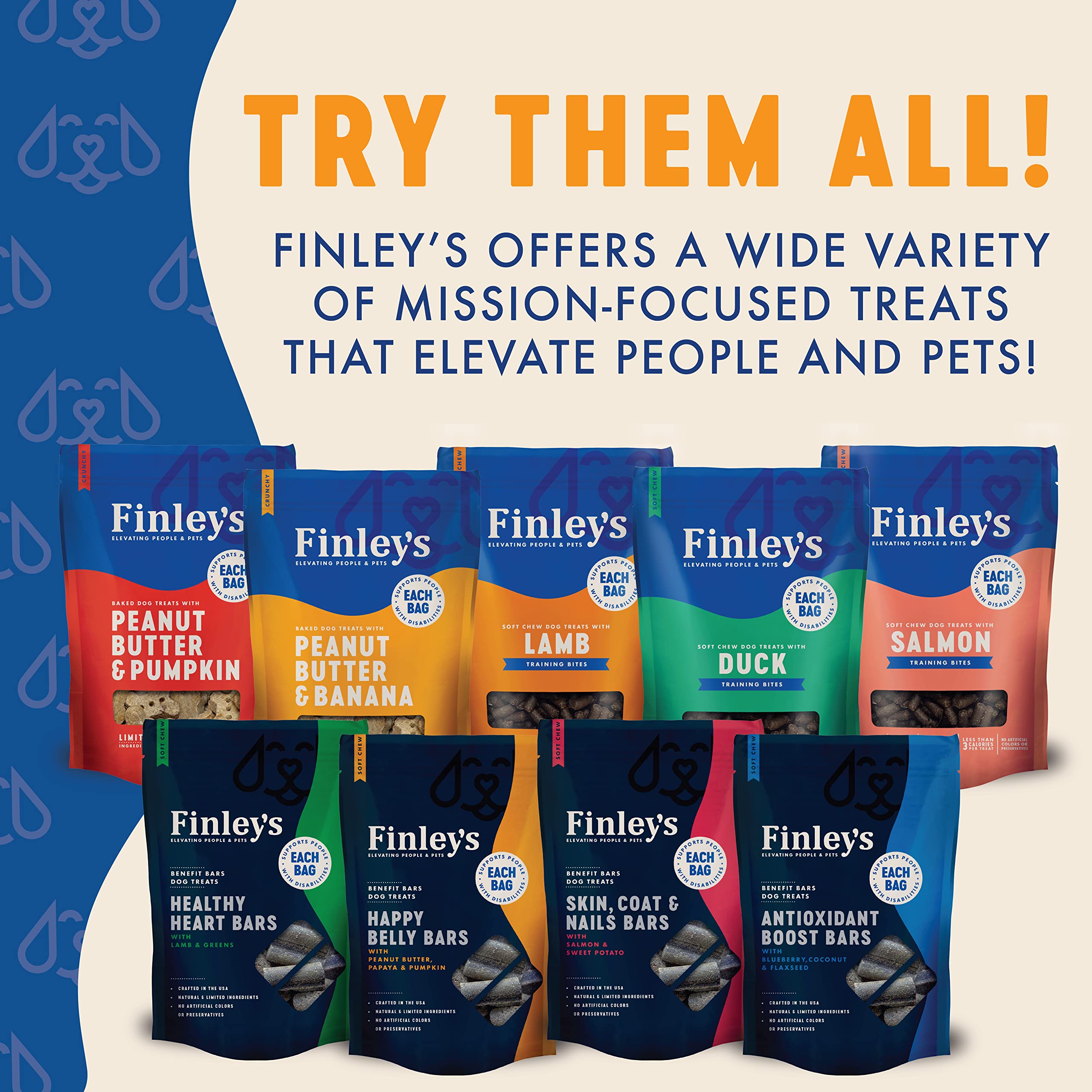 Finleys Peanut Butter & Banana Dog Biscuit Treats, All Natural, Limited Ingredient Dog Treats, 12 Ounce (Pack of 1)