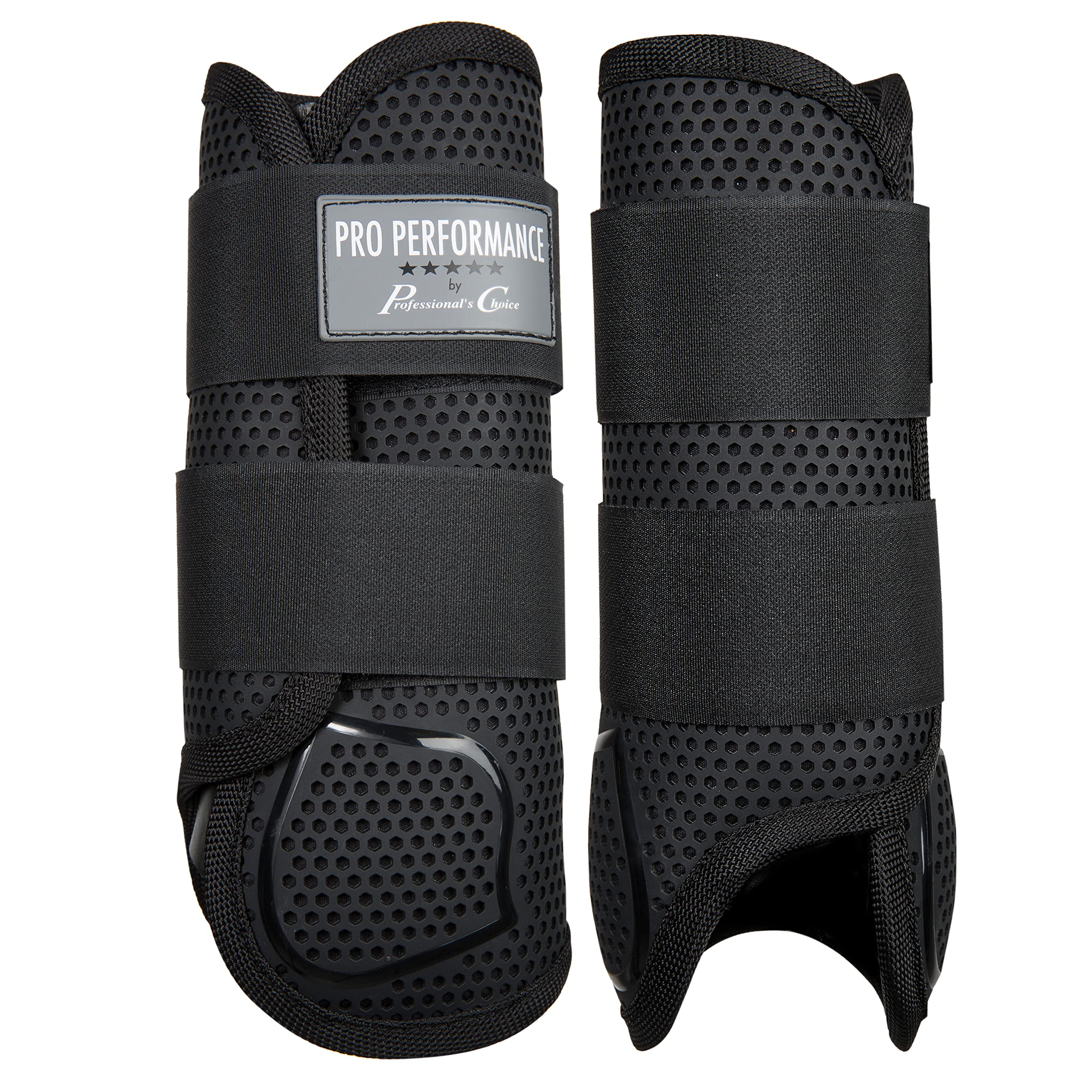 Professional'S Choice Pro Performance Elite Xc Boots | Front Pair | Black | Medium