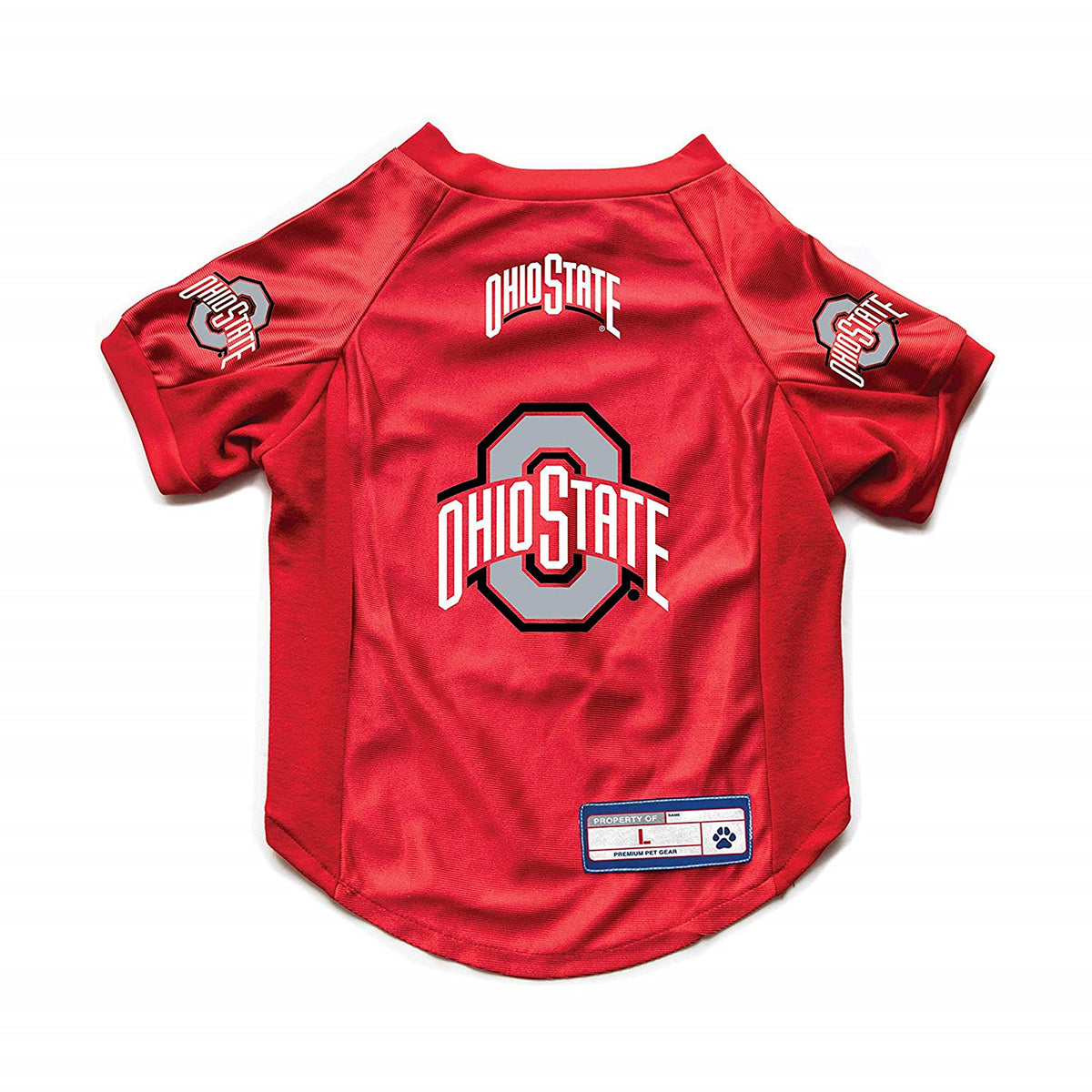 Littlearth Ncaa Ohio State Buckeyes Stretch Pet Jersey, Team Color, Small