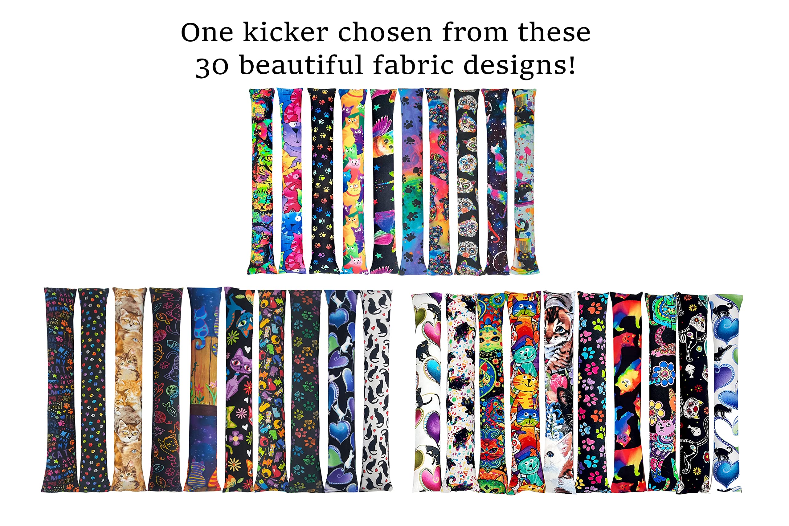 One Catnip Kicker Toy 11''/30 Designs, Silver Vine Toys, Cat Kicker Toy, Christmas Gifts For Cats, Cat Birthday Gift, Kicker Sti