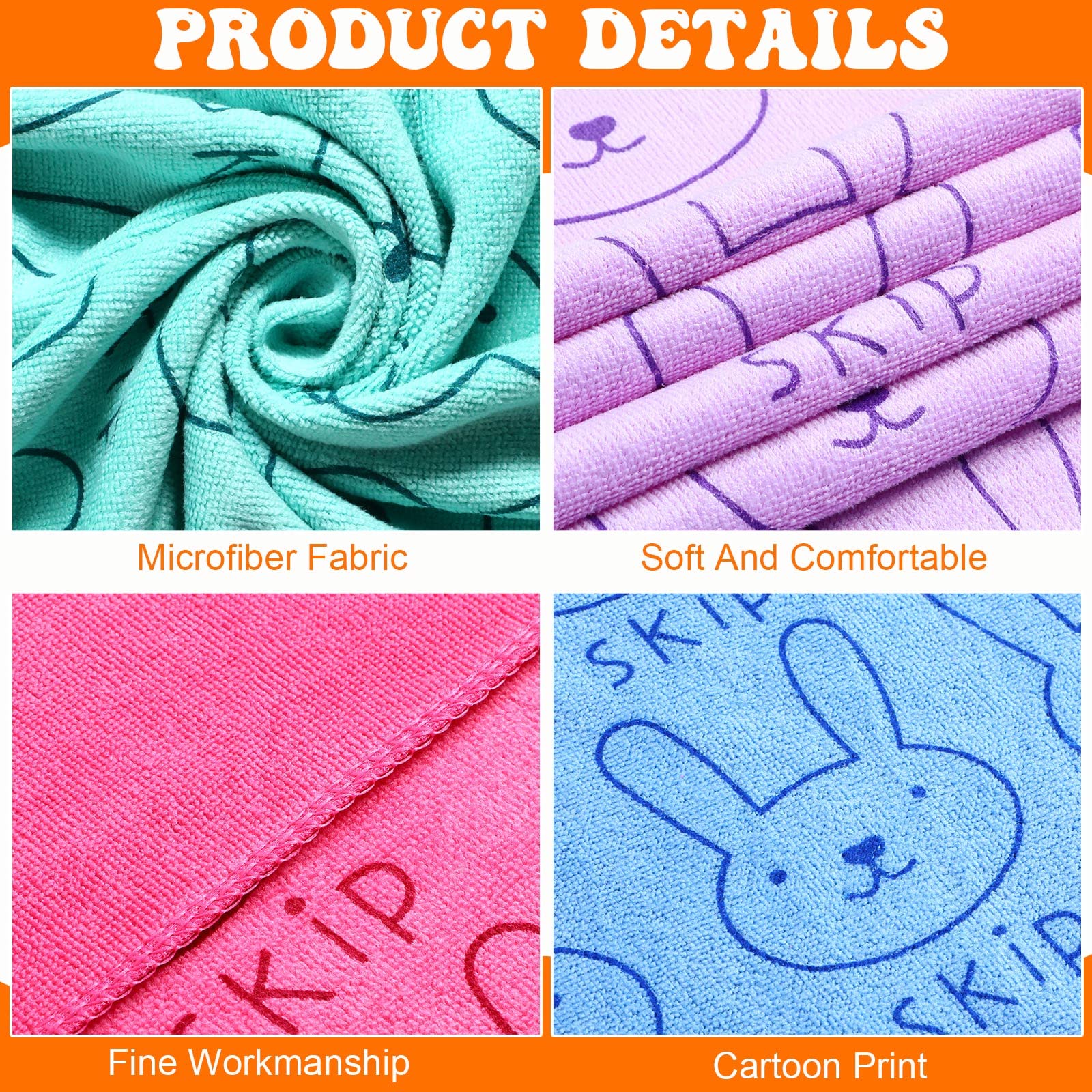 Peryiter 8 Pcs Dog Drying Towels Bulk 55'' X 28'' Pet Grooming Absorbent Microfiber Dog Bath Towels Quick Drying Puppy Bathing T