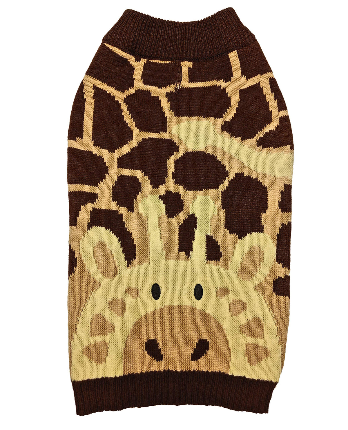 Fashion Pet/ Giraffe Dog Sweater/Brown/Dog Sweater Small