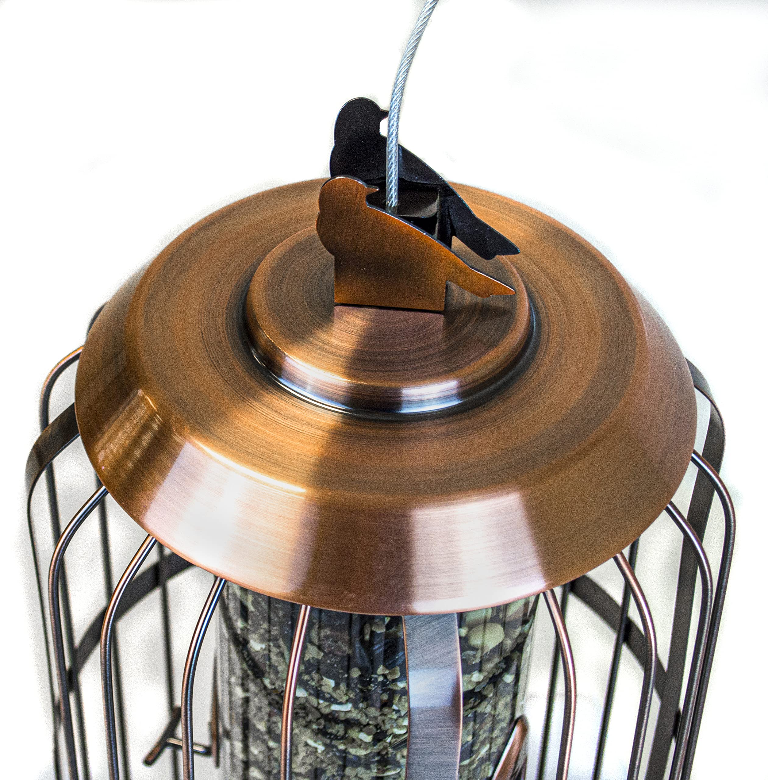 Outdoor Leisure Products Deluxe Bird Feeder, Copper