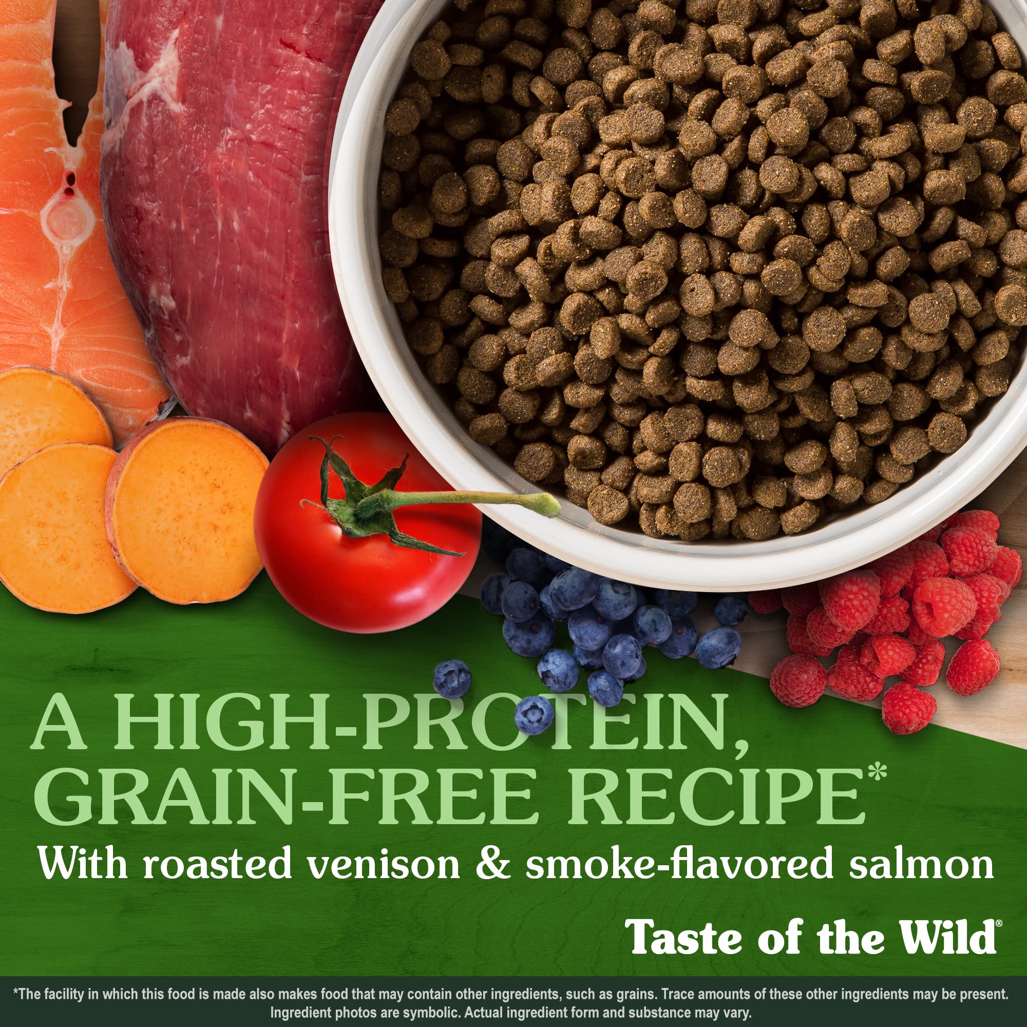 Taste Of The Wild Rocky Mountain Grain-Free Dry Cat Food With Roasted Venison & Smoke-Flavored Salmon 5lb (Pack of 1)