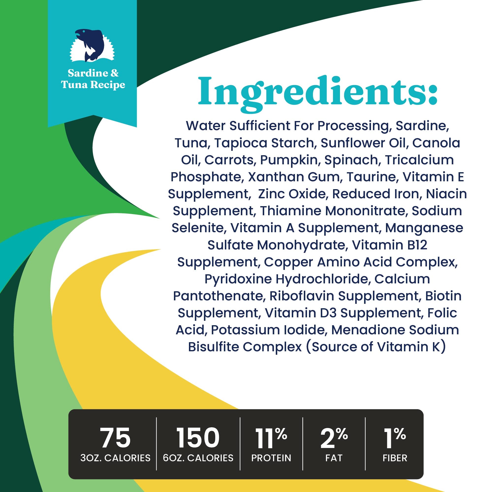 Solid Gold Wet Cat Food Shreds in Gravy - Canned Cat Food Made w/Real Tuna & Sardine - Five Oceans Grain Free 16ct/6oz Can
