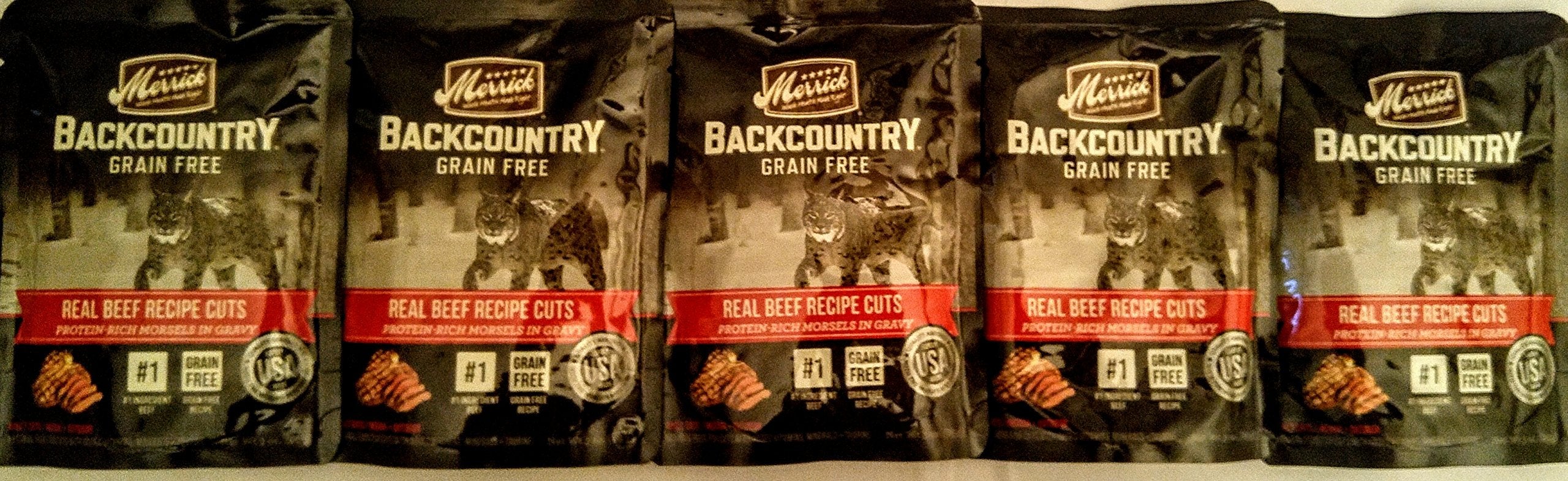 Merrick 61047125 3 oz Backcountry Cat Real Beef Cuts Recipe