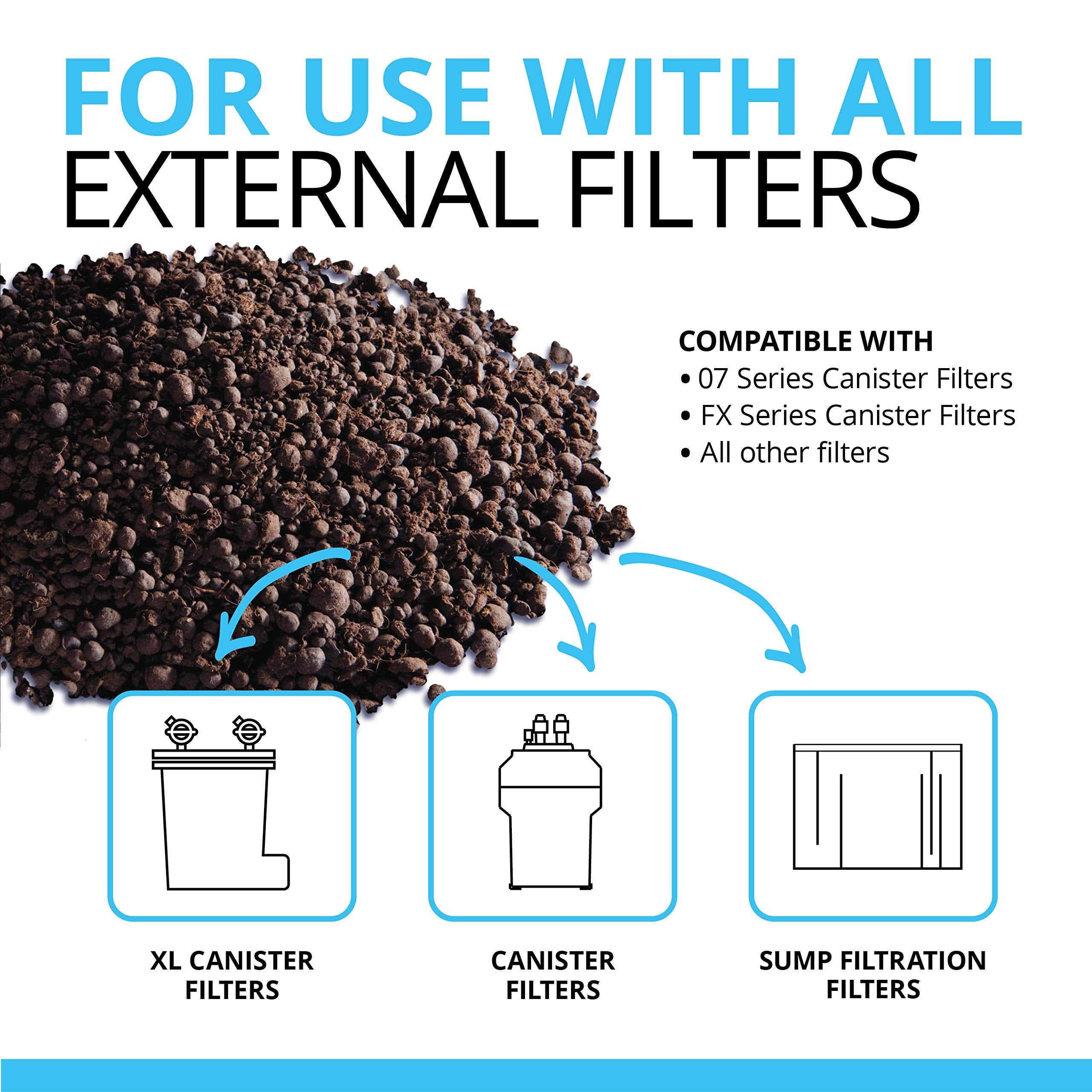 Fluval Aquatic Peat Granules, Chemical Filter Media For Freshwater Aquariums, Water Softener, 17.6 Oz., A1465
