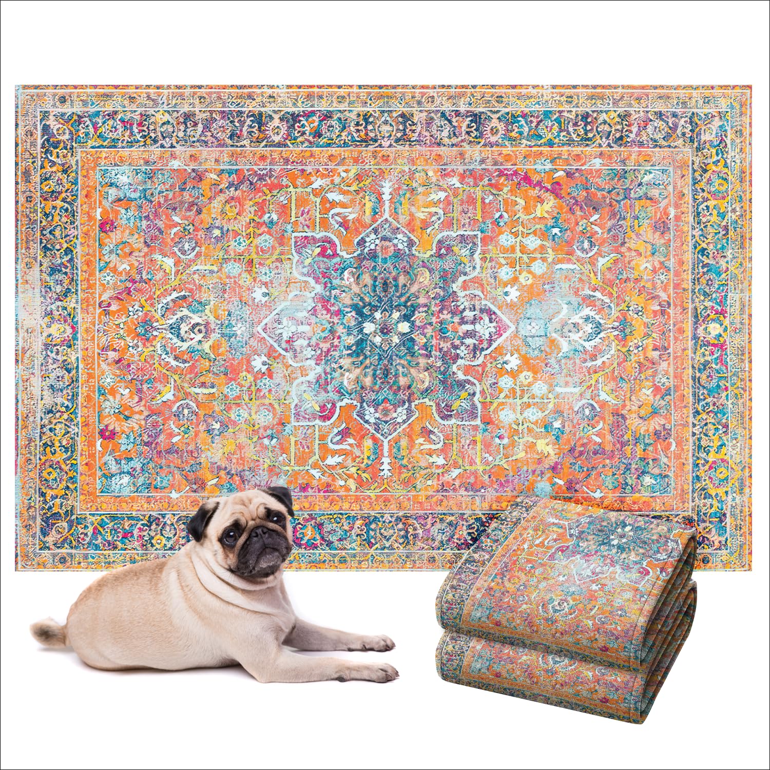 Lovewag Washable Pee Pads For Dogs, 2Pcs 36 X 48 Non-Slip Reusable Puppy Pads Waterproof, Super Absorbent And Waterproof Dog Pad