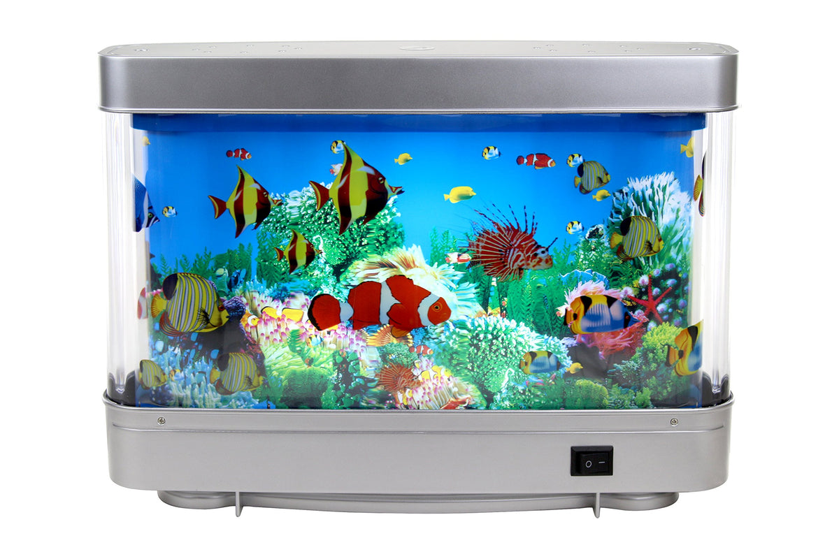 Lightahead Artificial Tropical Fish Decorative Sensory Aquarium Lamp Virtual Ocean In Motion (Marine Life A)