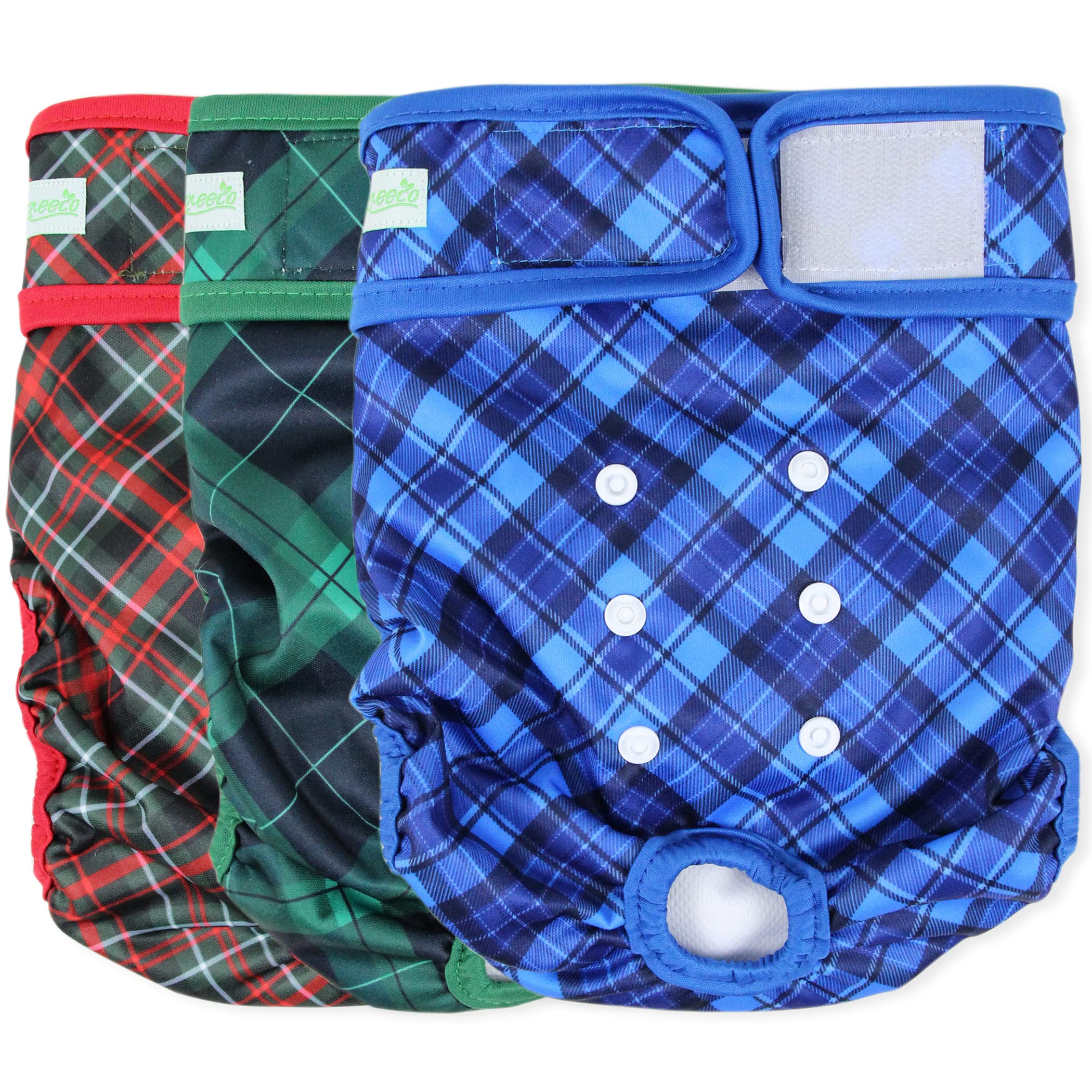 wegreeco Washable Dog Diapers (3 Pack), Highly Absorbent Dog Diapers for Female Dogs, Female Dog Diapers for Dogs in Heat, Incon