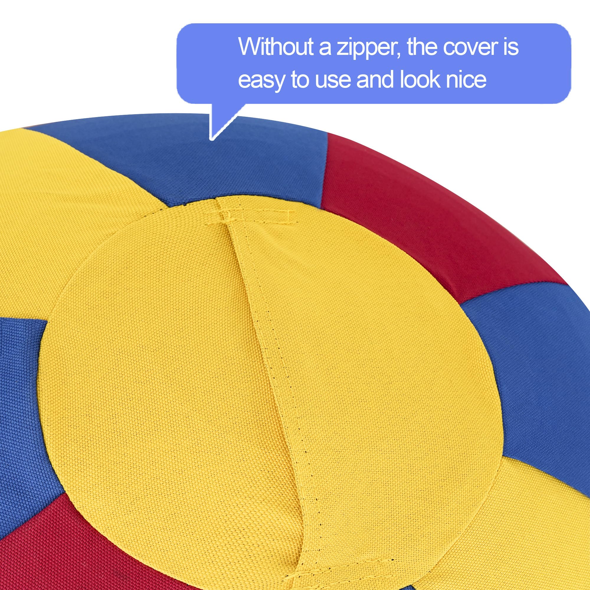 Anc Pop Herding Ball For Dogs Horse & Cover 25'' Ball For Horses Large With Hand Pump For Play Horse Toys For Horses Stall, Red