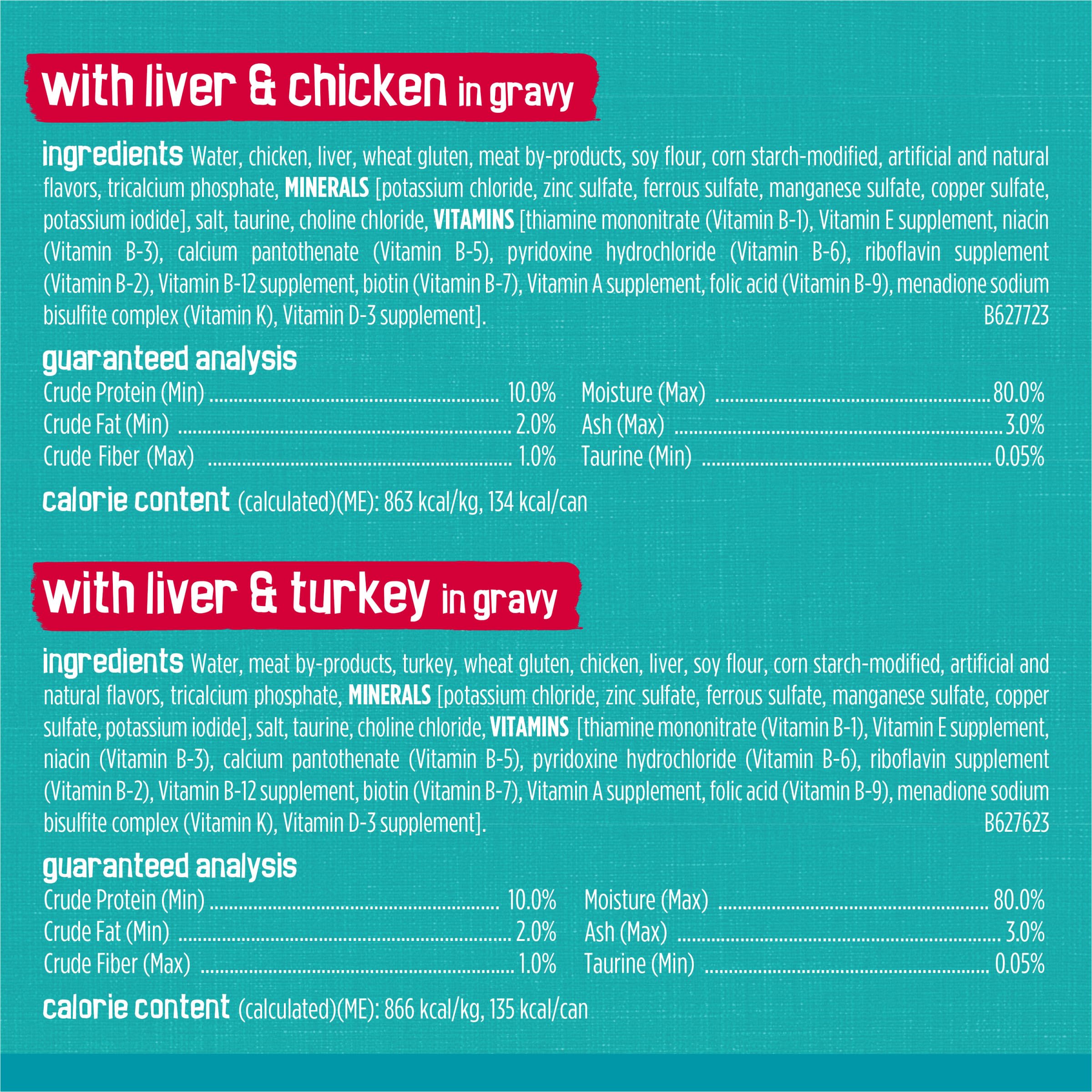 Purina Friskies Wet Cat Food Variety Pack, Tasty Treasures Prime Filets (With Ocean Fish and Tuna, With Chicken and With Turkey)