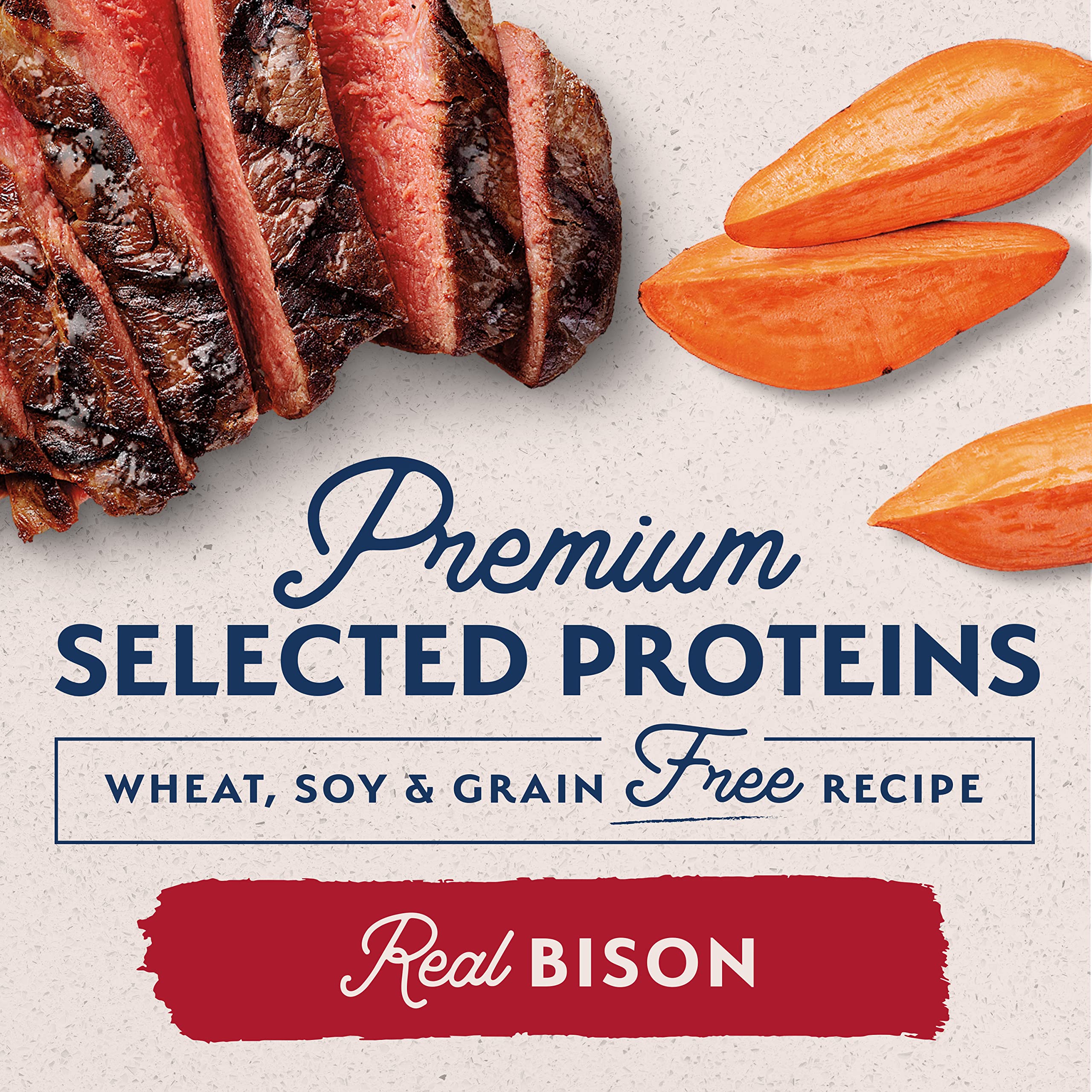 Natural Balance Limited Ingredient Adult Grain-Free Wet Canned Dog Food, Reserve Bison & Sweet Potato Recipe, 13 Ounce (Pack of