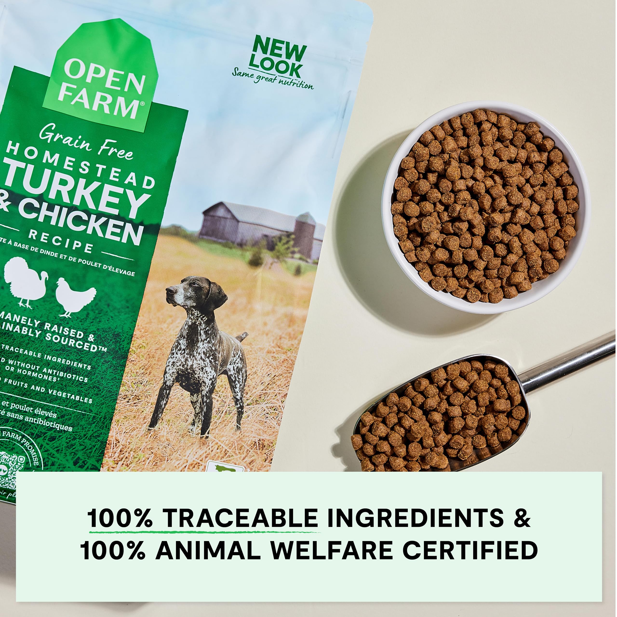 Open Farm Grain-Free Dry Dog Food with Ethically Sourced Ingredients, Non-GMO Veggies & Superfoods to Support Overall Health, Ho