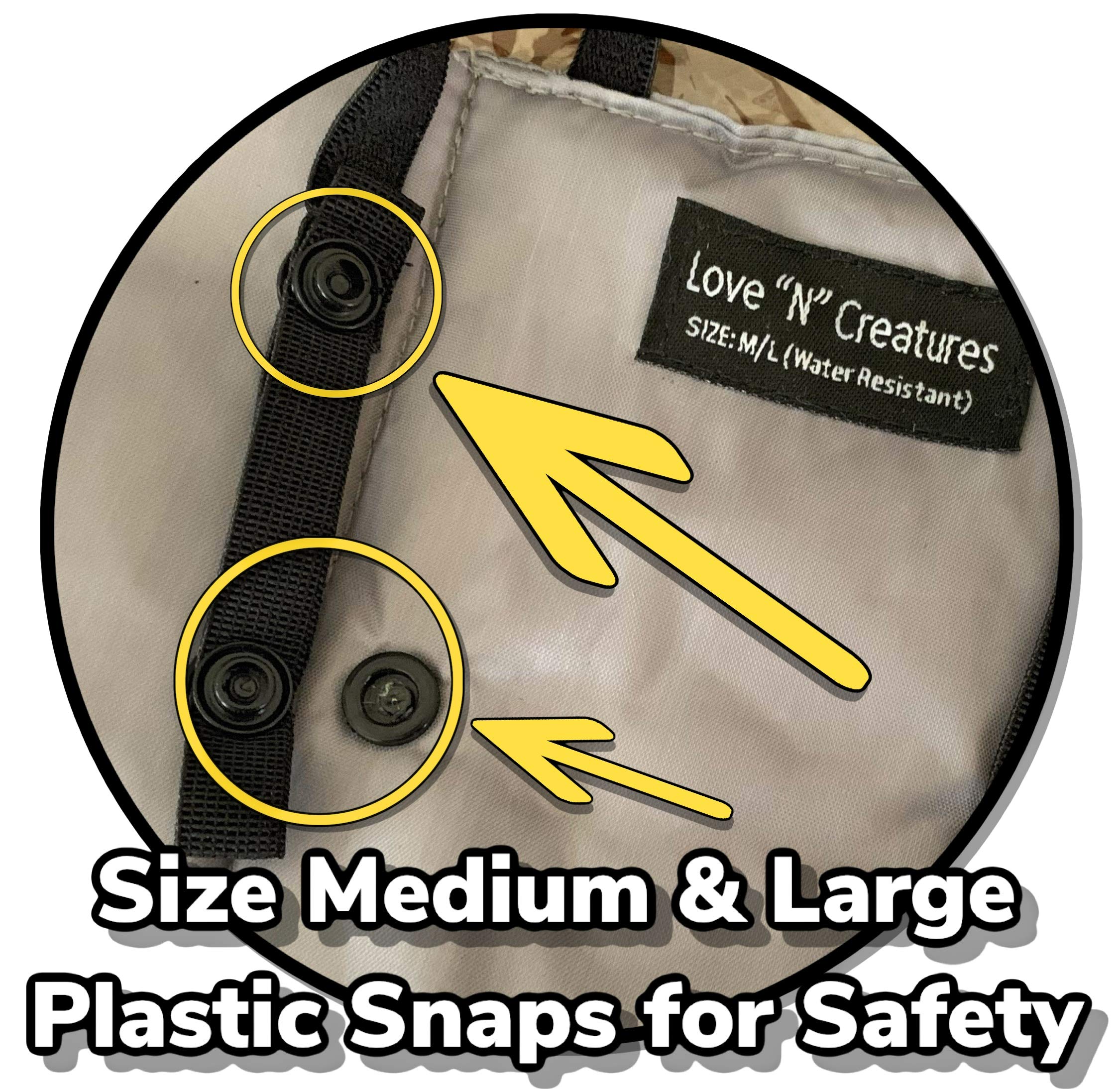 Lovencreatures - Diva Edition - Chicken Saddle Jacket (1 Apron Pack) Hen Supplies W/Over The Wing Poultry Feather Saver | Hackle