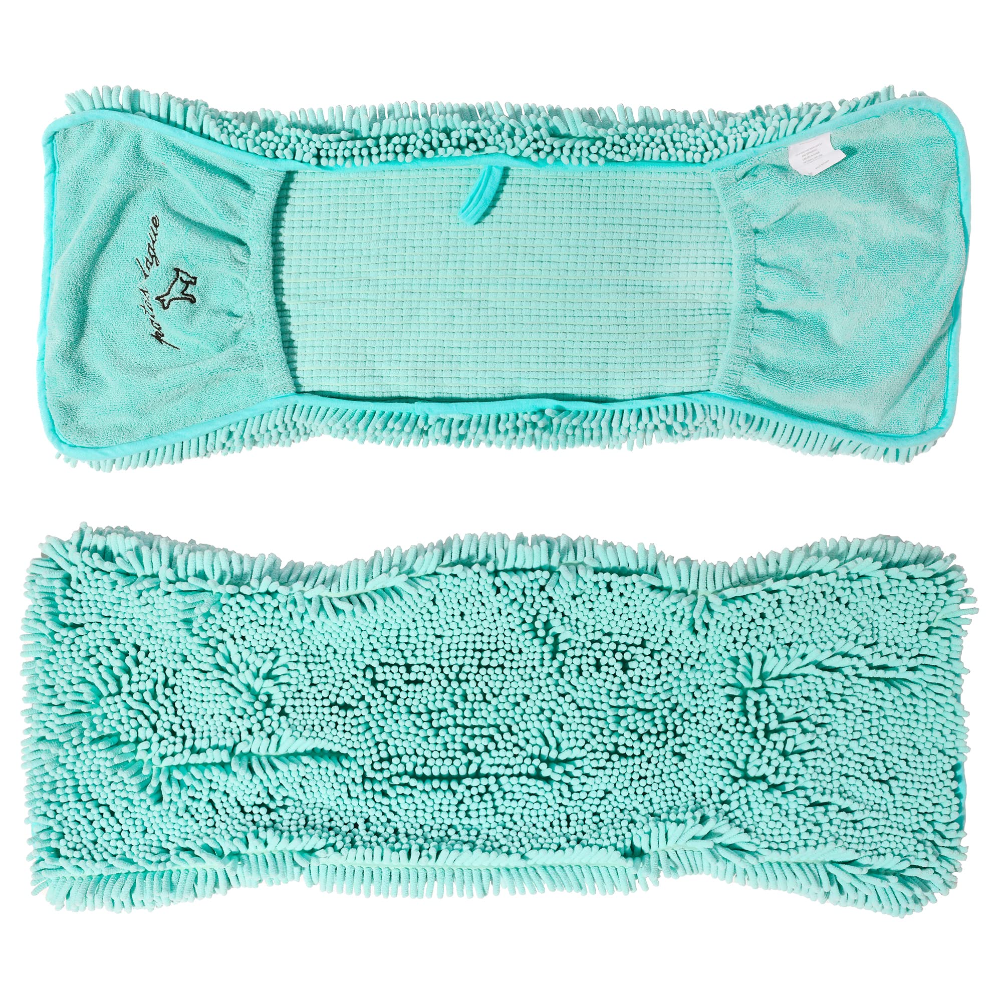 Patas Lague Absorbent Dog Towel For Drying Dogs Large, 35'X15' Extra Large Microfiber Quick Drying Pet Bath Towel With Hand Po