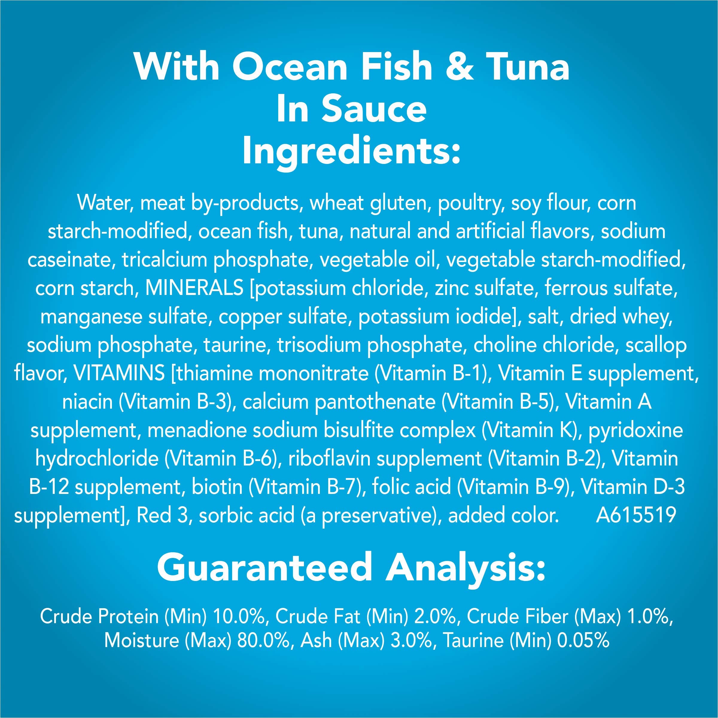 Purina Friskies Wet Cat Food Tasty Treasures With Ocean Fish and Tuna in Sauce (Scallop Flavor) - (Pack of 24) 5.5 oz. Cans