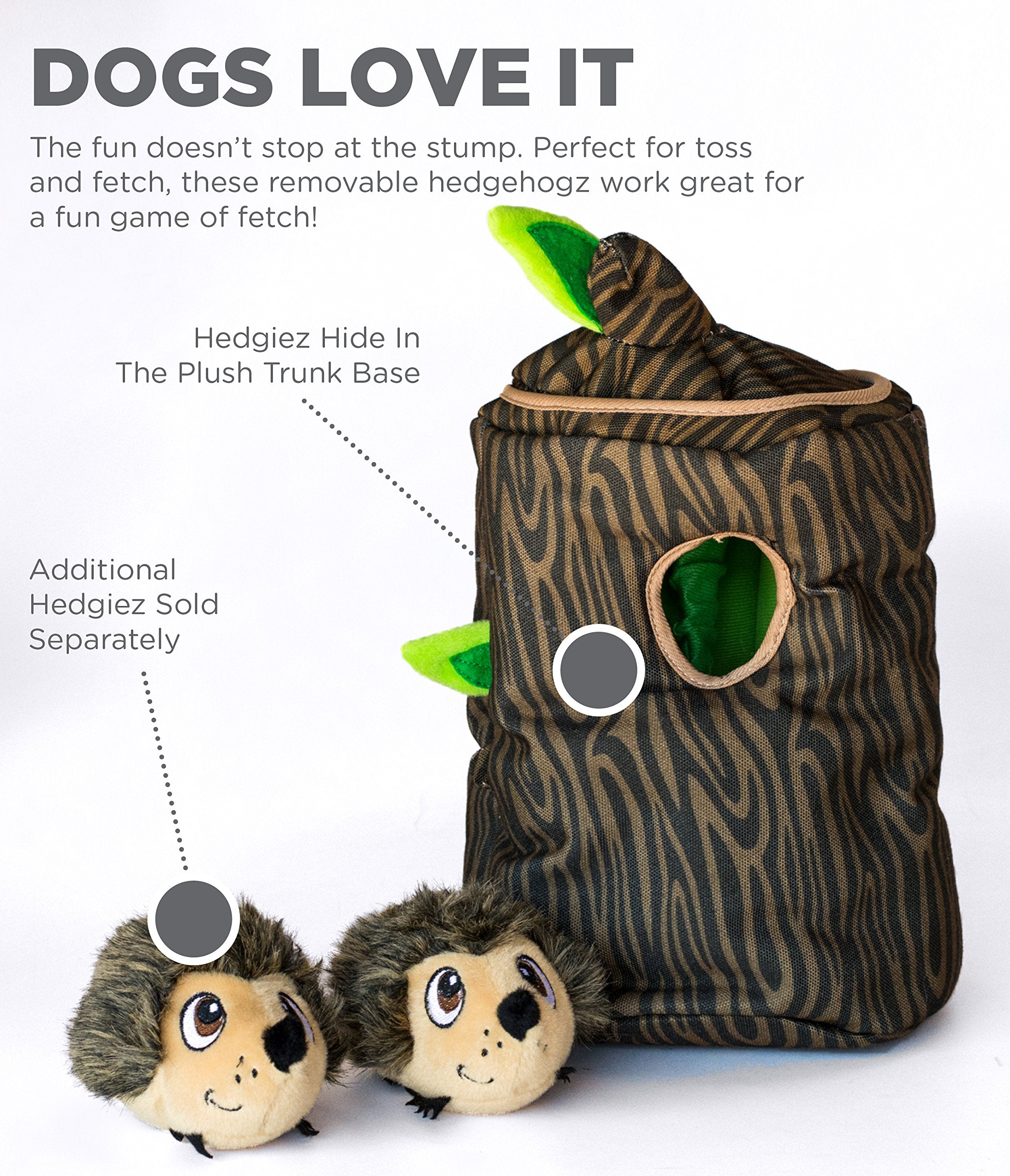 Outward Hound Hide A Hedgie Plush Dog Toy Puzzle, Large