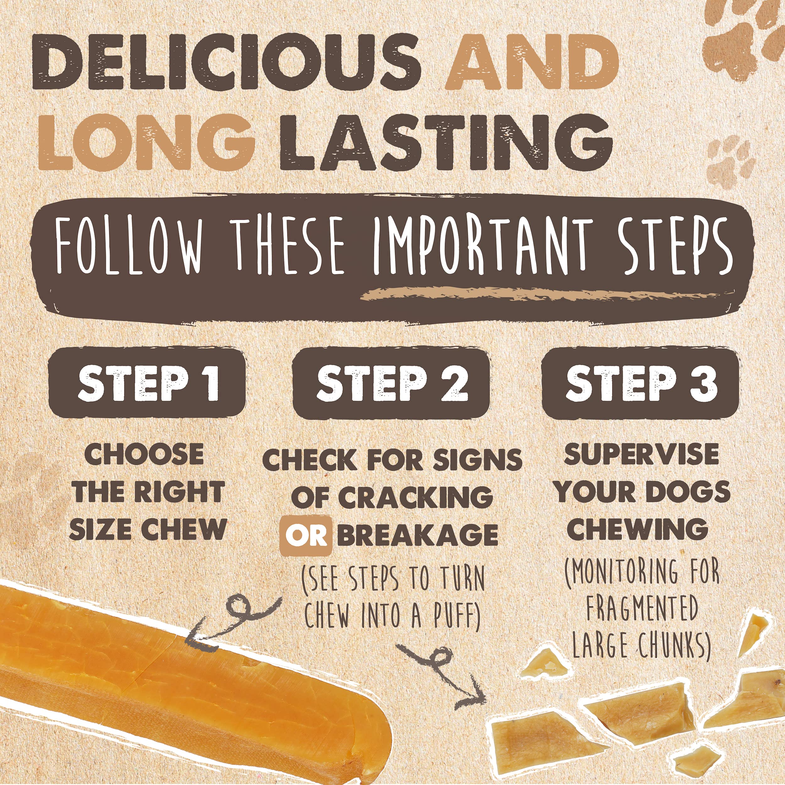 Mighty Paw Yak Cheese Dog Chews | All-Natural Treats for Dogs - High Protein Treat With 68 Grams Of Protein Per Chew - Delicious