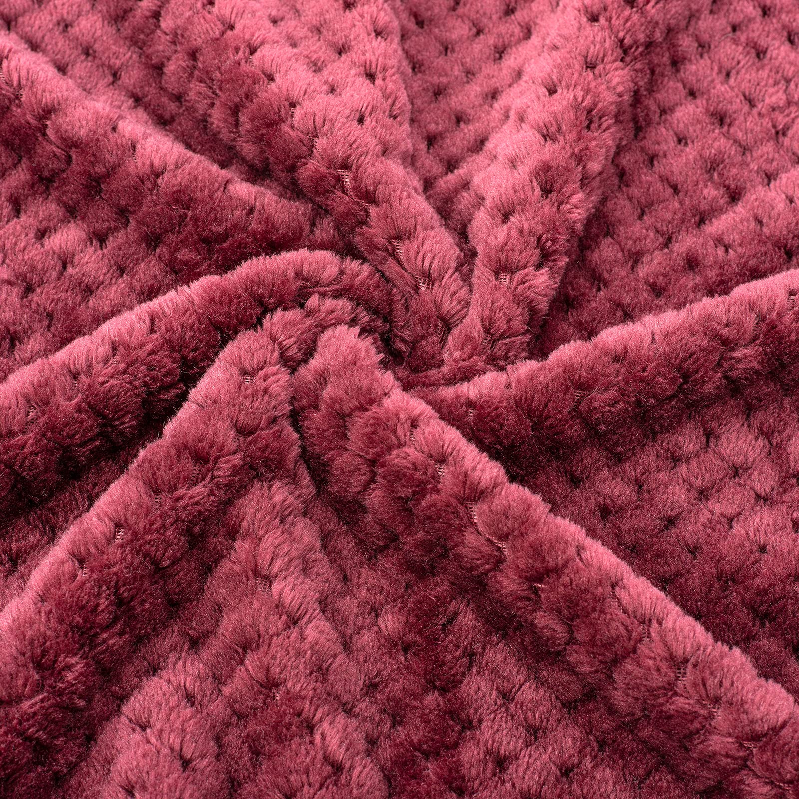 Ruby Red Soft Fuzzy Pet Blanket For Dogs Or Cats, Warm Plush Fleece Throws For Bed, Couch, Sofa, Travel (S/24'' X 32'')