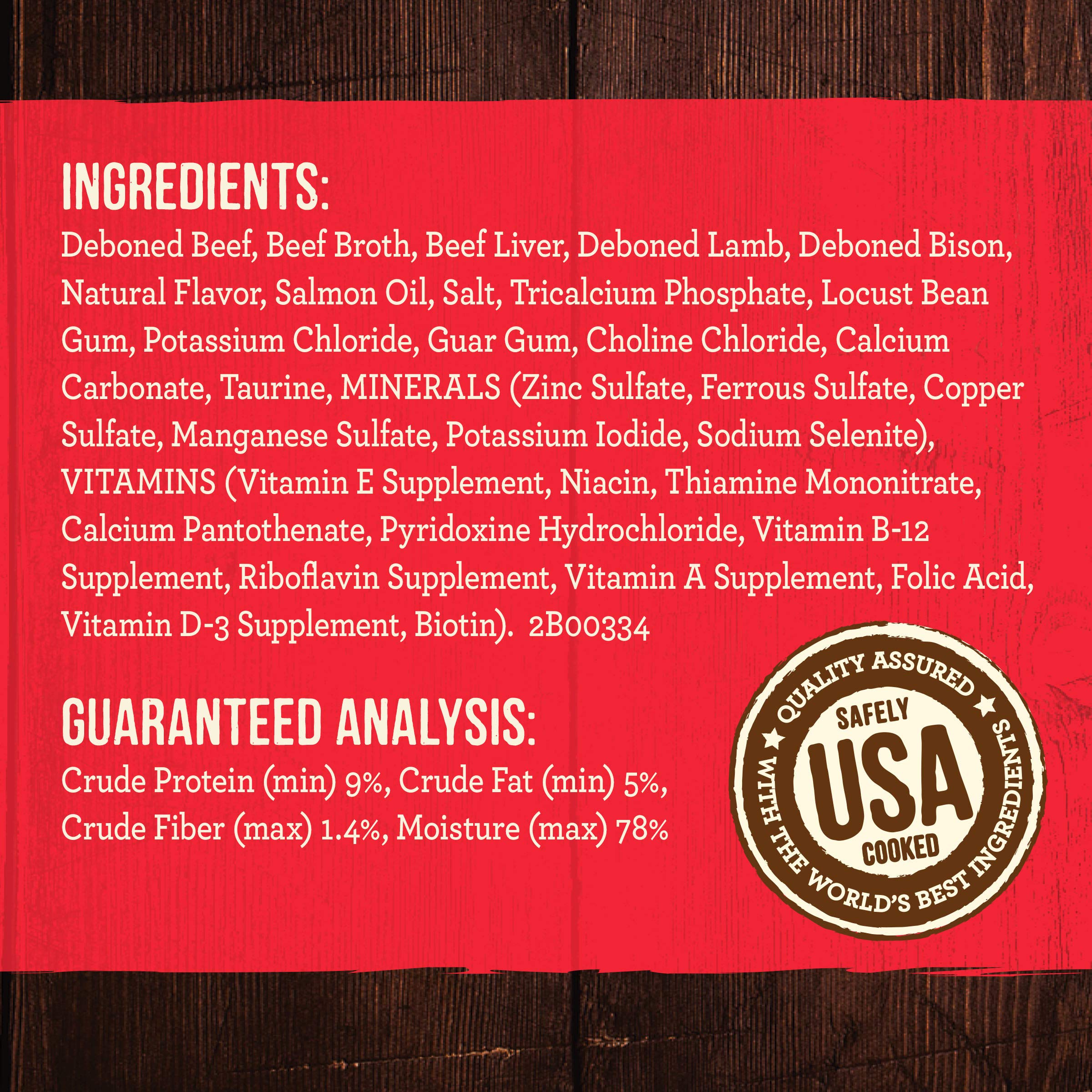 Merrick Grain Free Premium And Natural Canned Dog Food, Soft And Healthy Wet Recipe, Real Beef Lamb And Bison - (Pack of 12) 12.