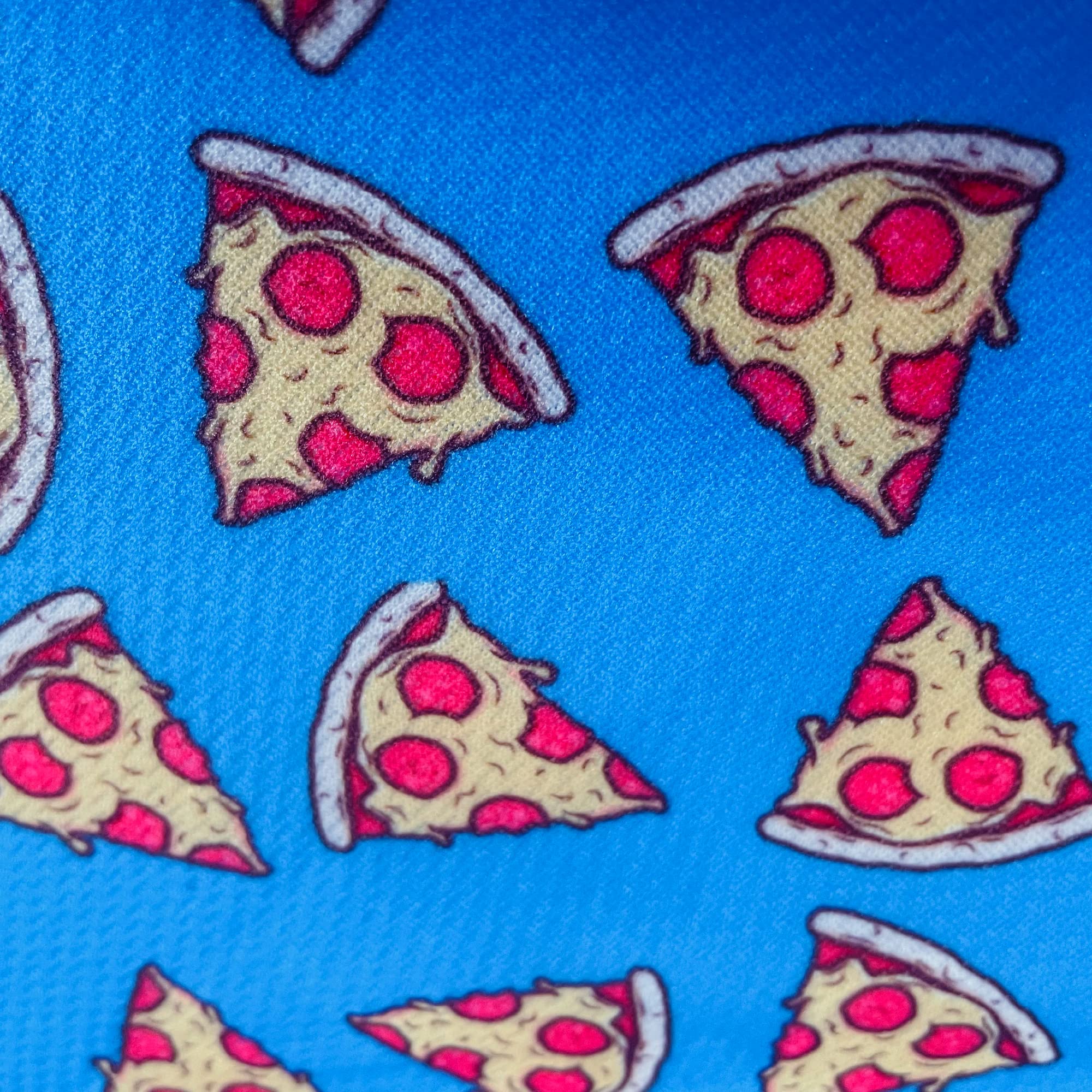 Cutie Ties Pizza Dog Bandana – Cooling Material - Premium Bandanas For Dogs - Fancy Bandanas - Cute Dog Bandanas In Two Sizes - Dog Bandana For All Breeds (Pizza, Large (19.5' X 19.5' X 24'))