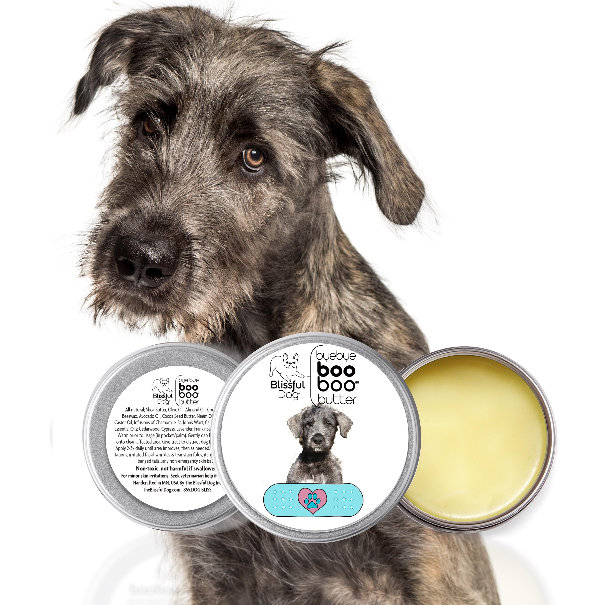 The Blissful Dog Irish Wolfhound Boo Boo Butter, 2 Ounce