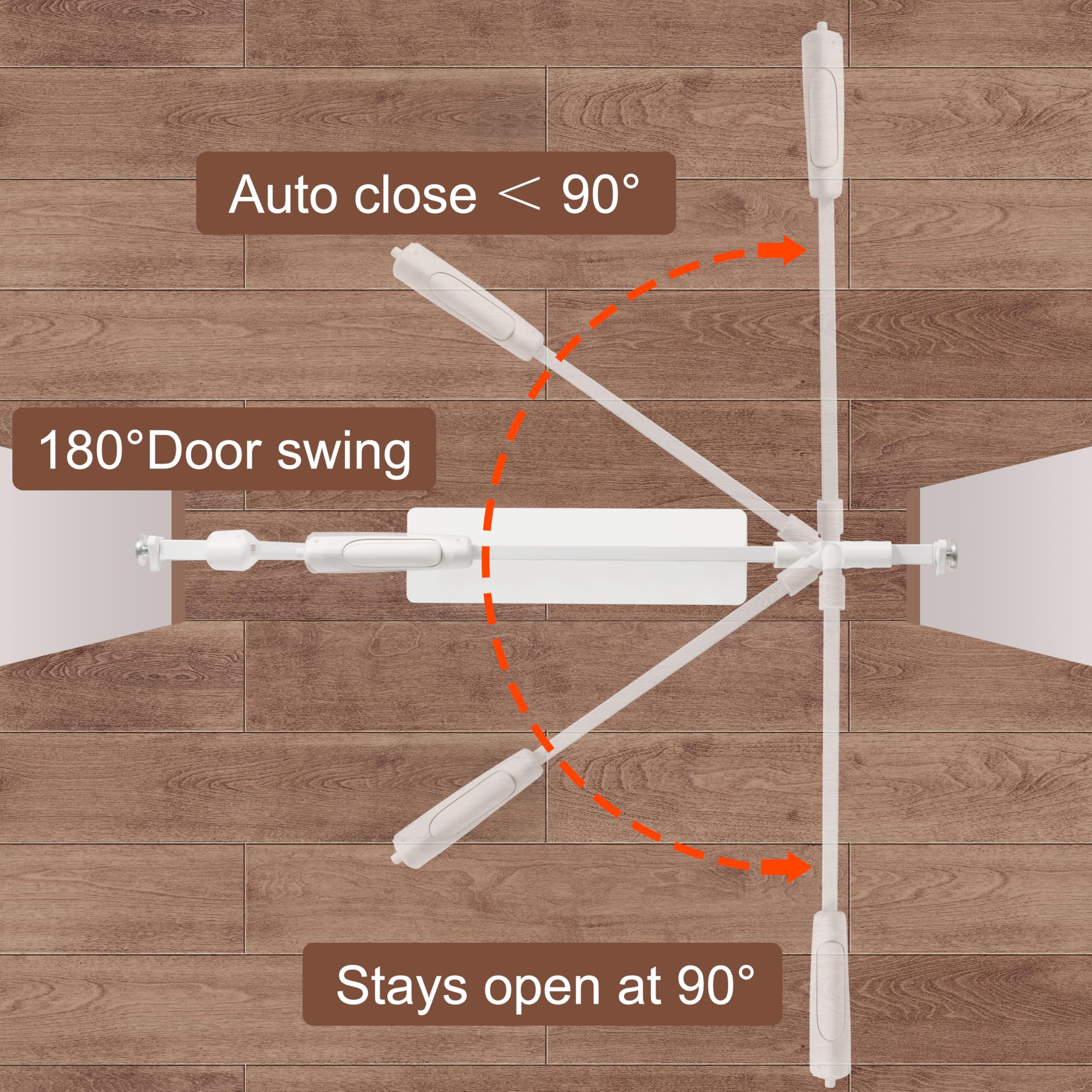 Extra Wide Baby Gate with Door Pressure Mounted 66.92-71.65 Inch,Child Baby Gates for Doorways No Drilling,Walk Through Dog Gate