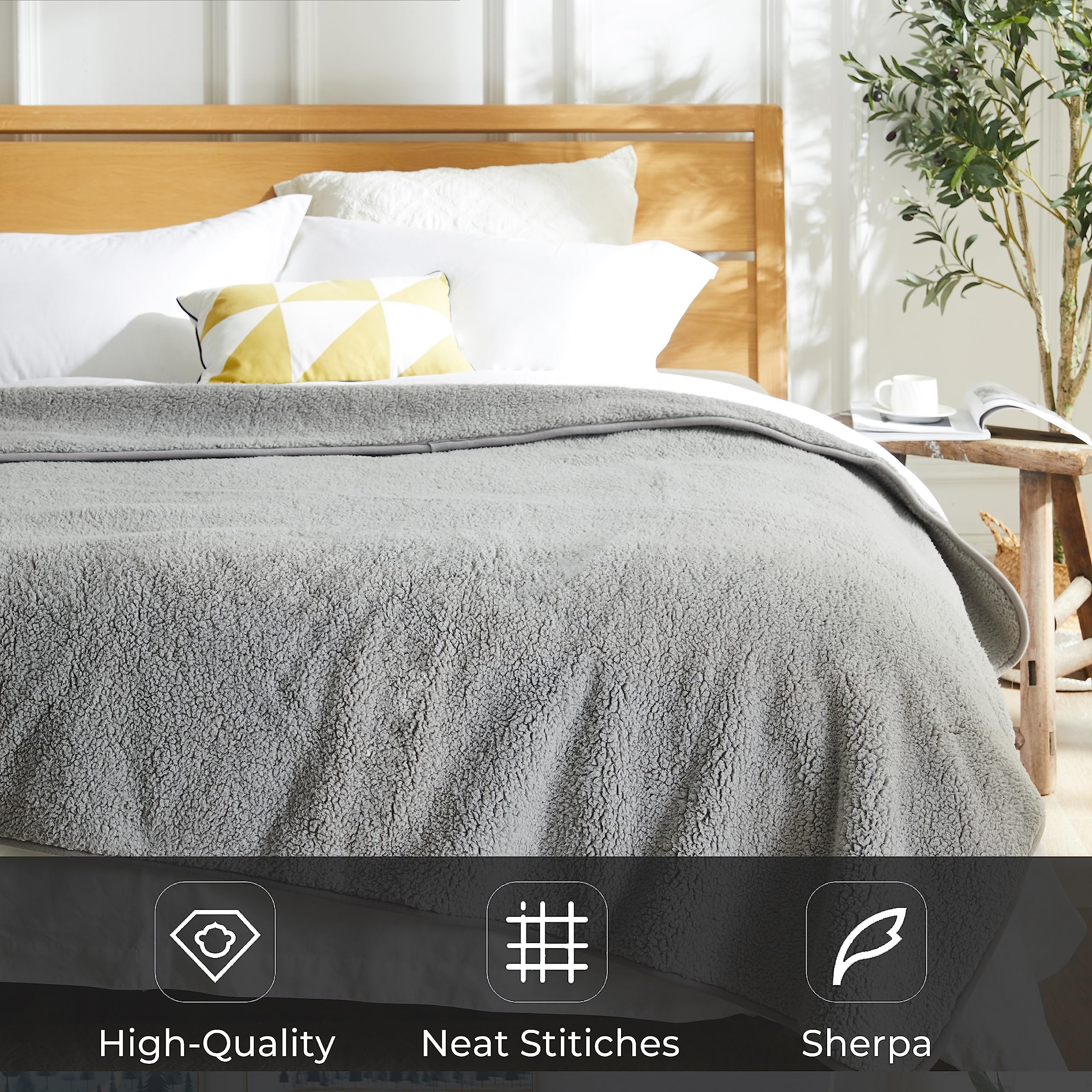 Allisandro Waterproof Blanket 55 X 39 Inches For Couch, Chairs, Car, Or Bed, Machine Washable 3 Layer Waterproof Furniture Prote