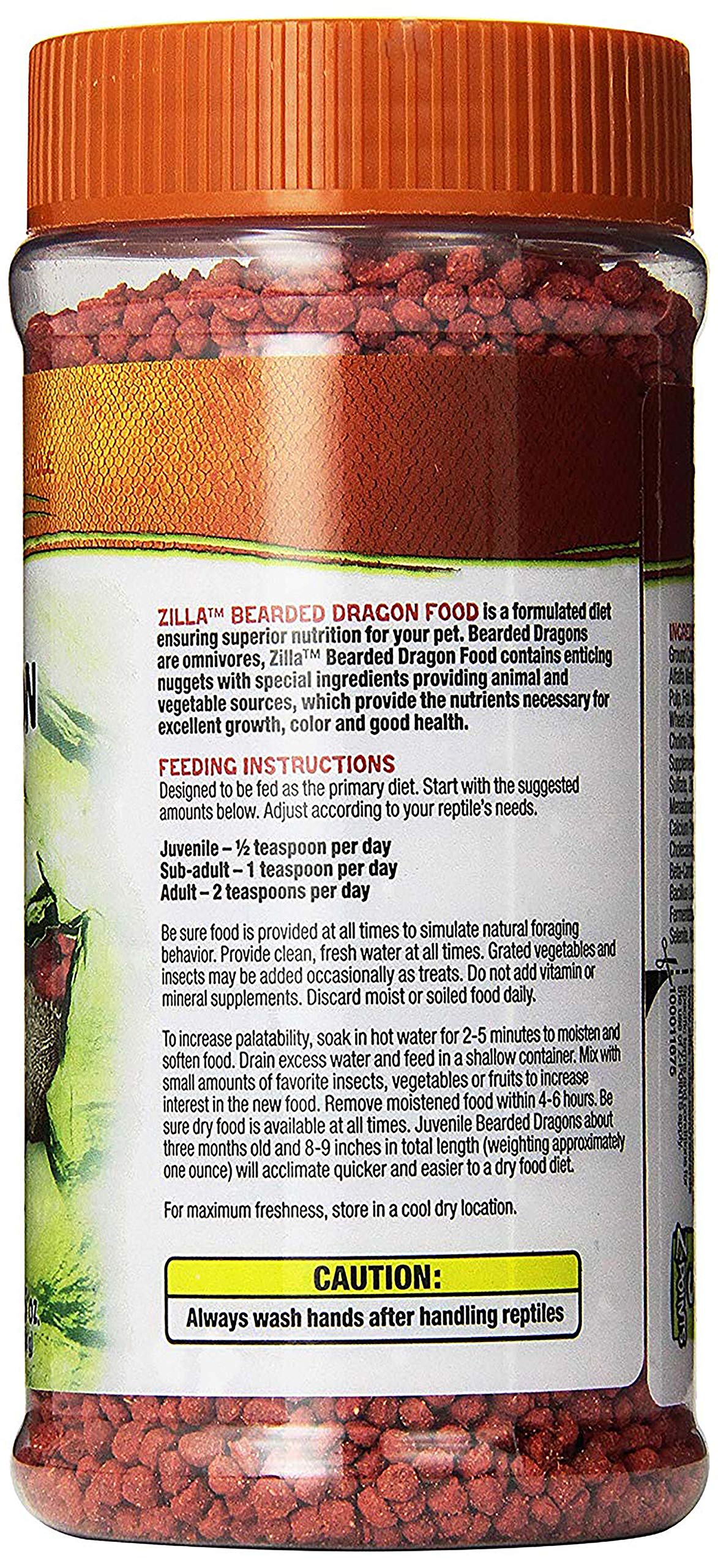 Zilla Fortified Food for Bearded Dragons