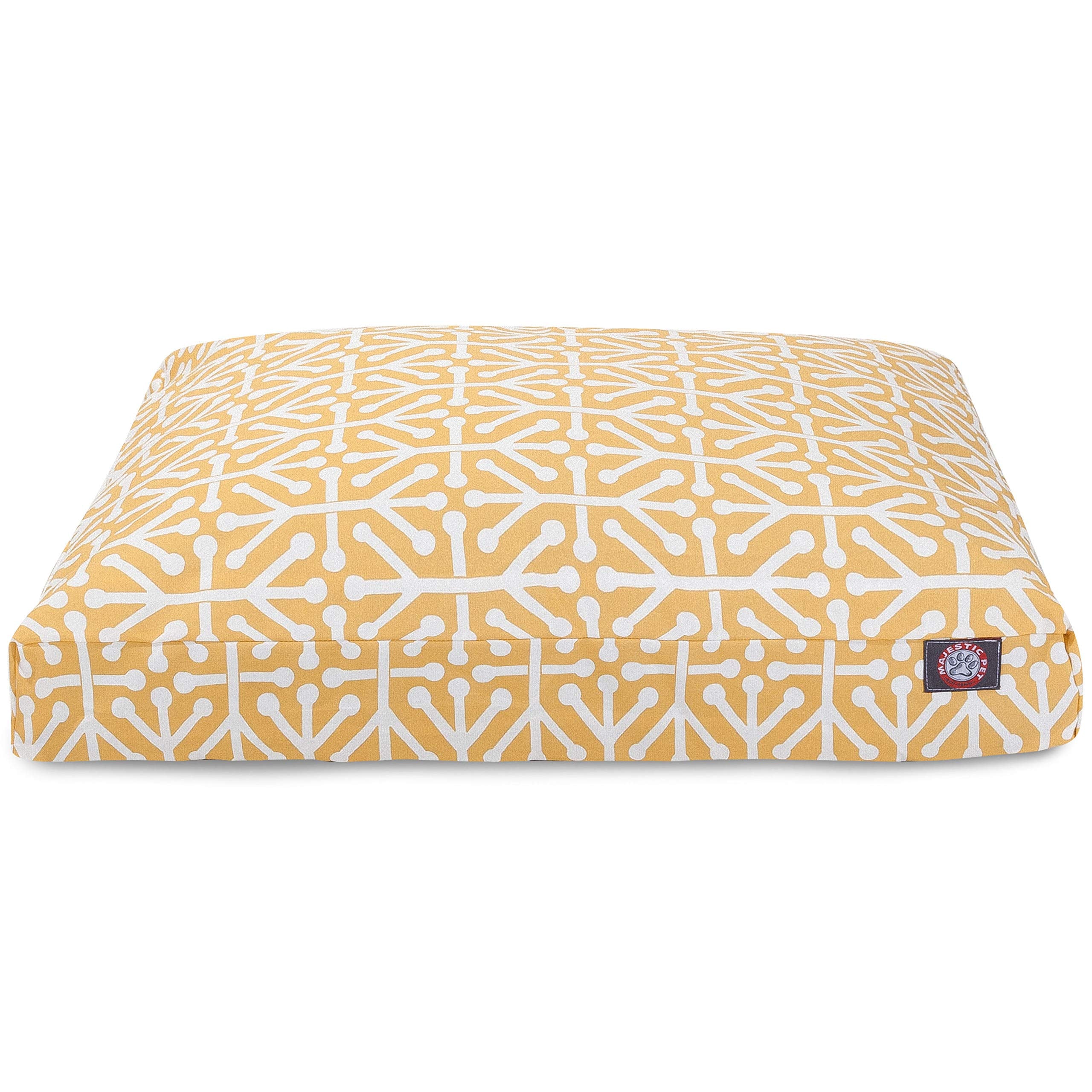Citrus Aruba Medium Rectangle Indoor Outdoor Pet Dog Bed With Removable Washable Cover By Majestic Pet Products