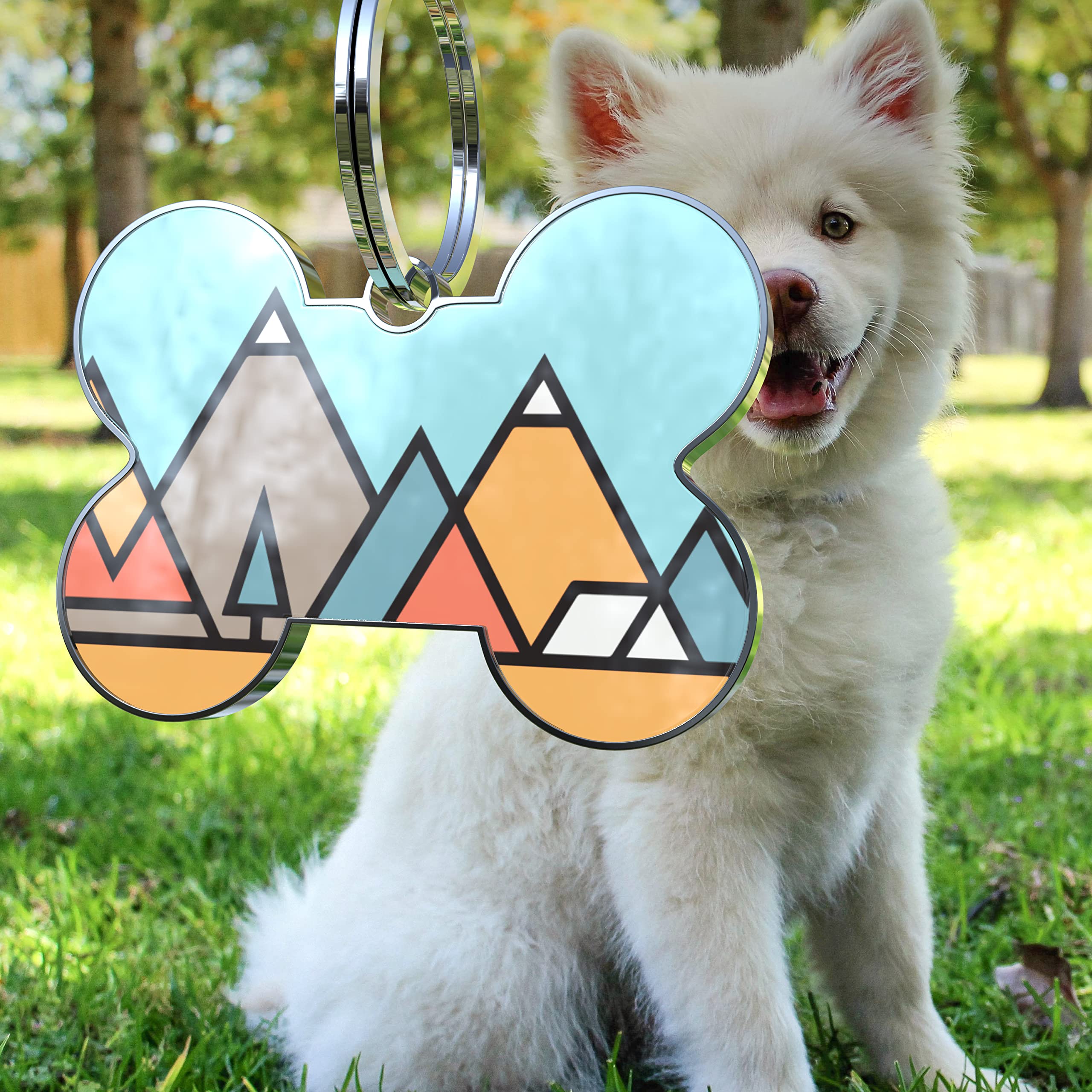 KEKID QR Code Dog Tag,Dog Tags Personalized for Pets, Custom Dog Name ID Tags Personalized Dog and Cat Tags -Free Online Pet Pag