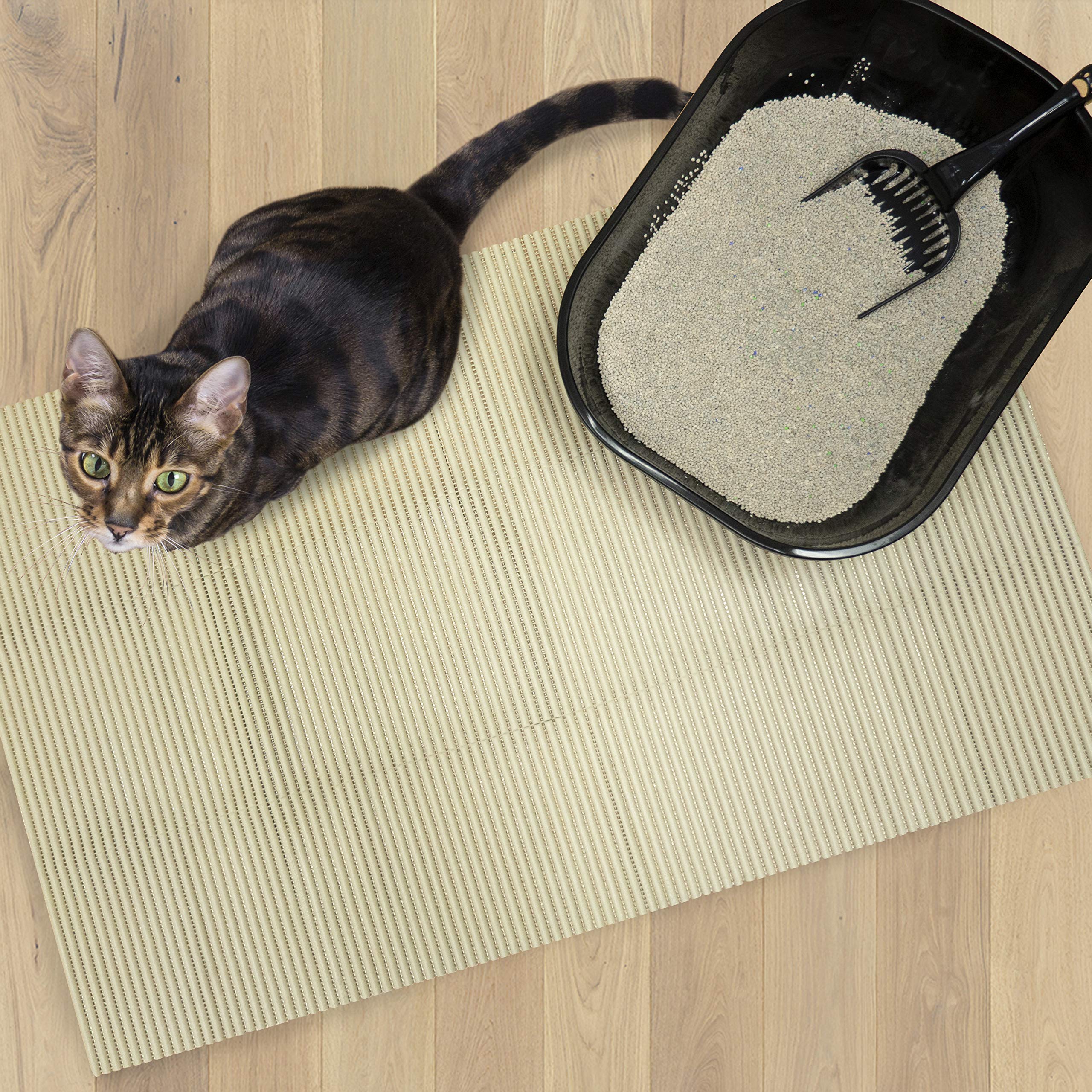 Fresh Kitty Durable Xl Jumbo Foam Litter Mat – Bpa And Phthalate Free, Water Resistant, Traps Litter From Box, Scatter Control, Easy Clean Mats 40'X25' (9027)