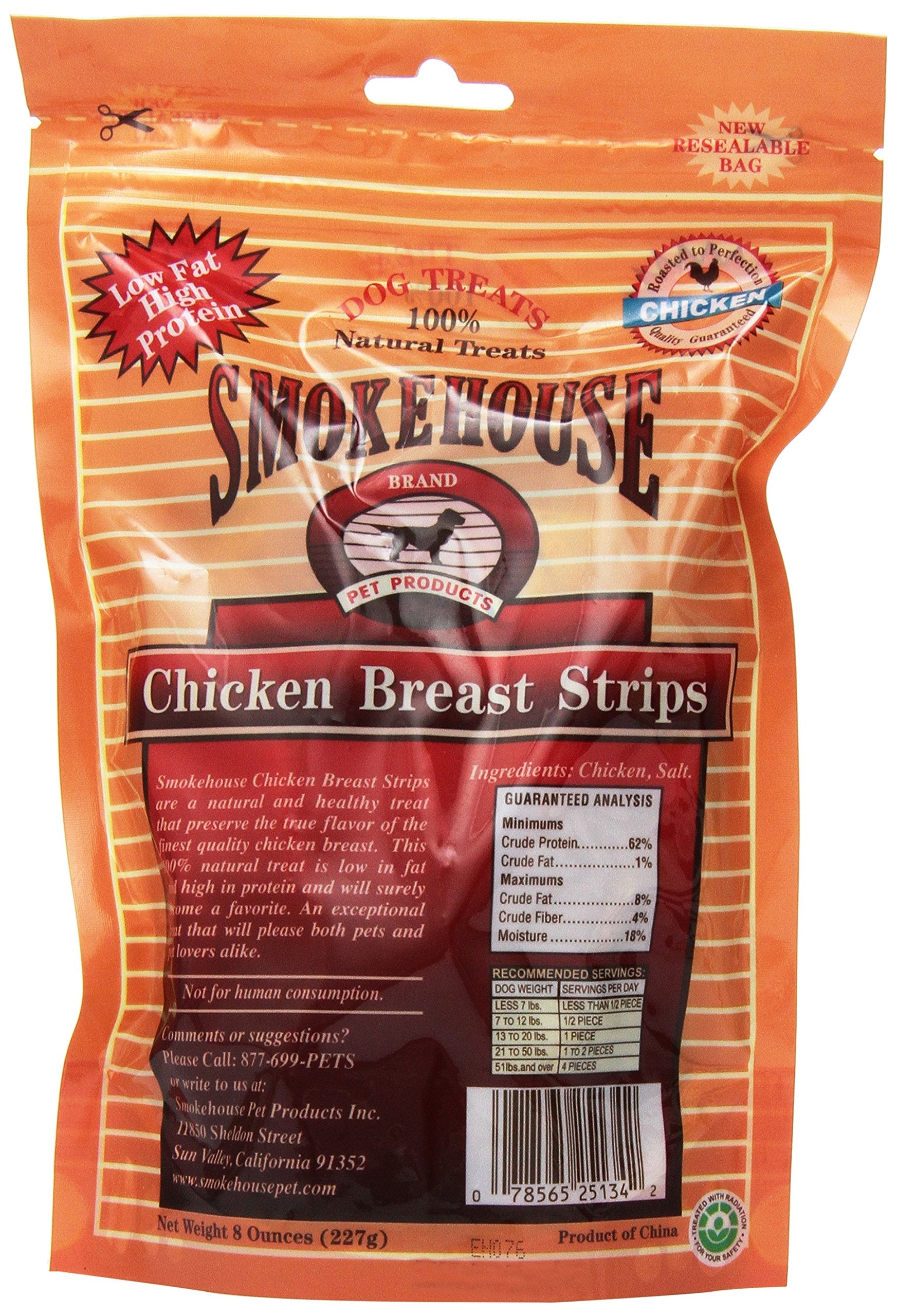 Smokehouse Chicken Breast Strips Dog Treats