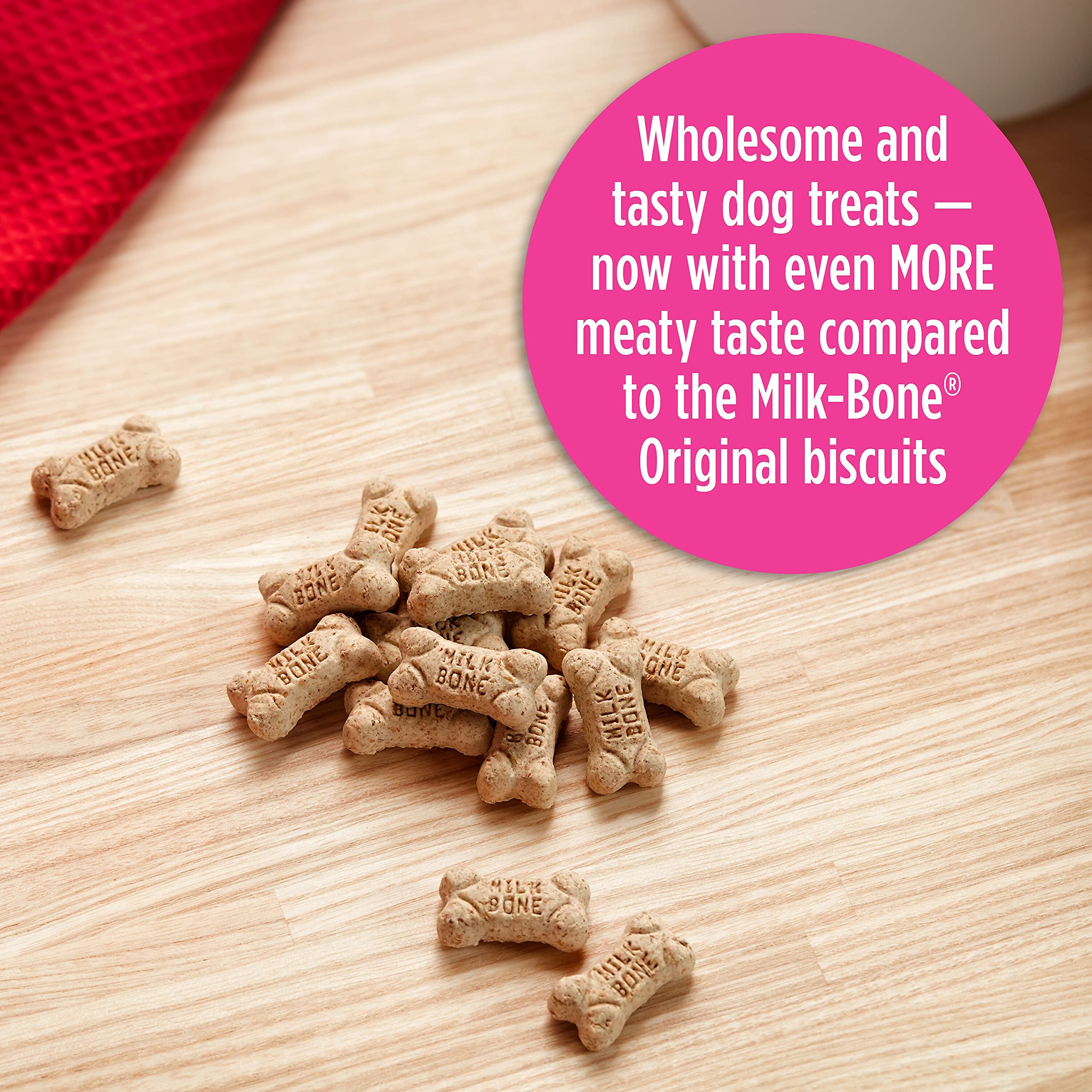 Milk-Bone Minis Peanut Butter Flavor Dog Treats for All Size Dogs, 15 Ounce (Pack of 6), Crunchy Texture Helps Freshen Breath