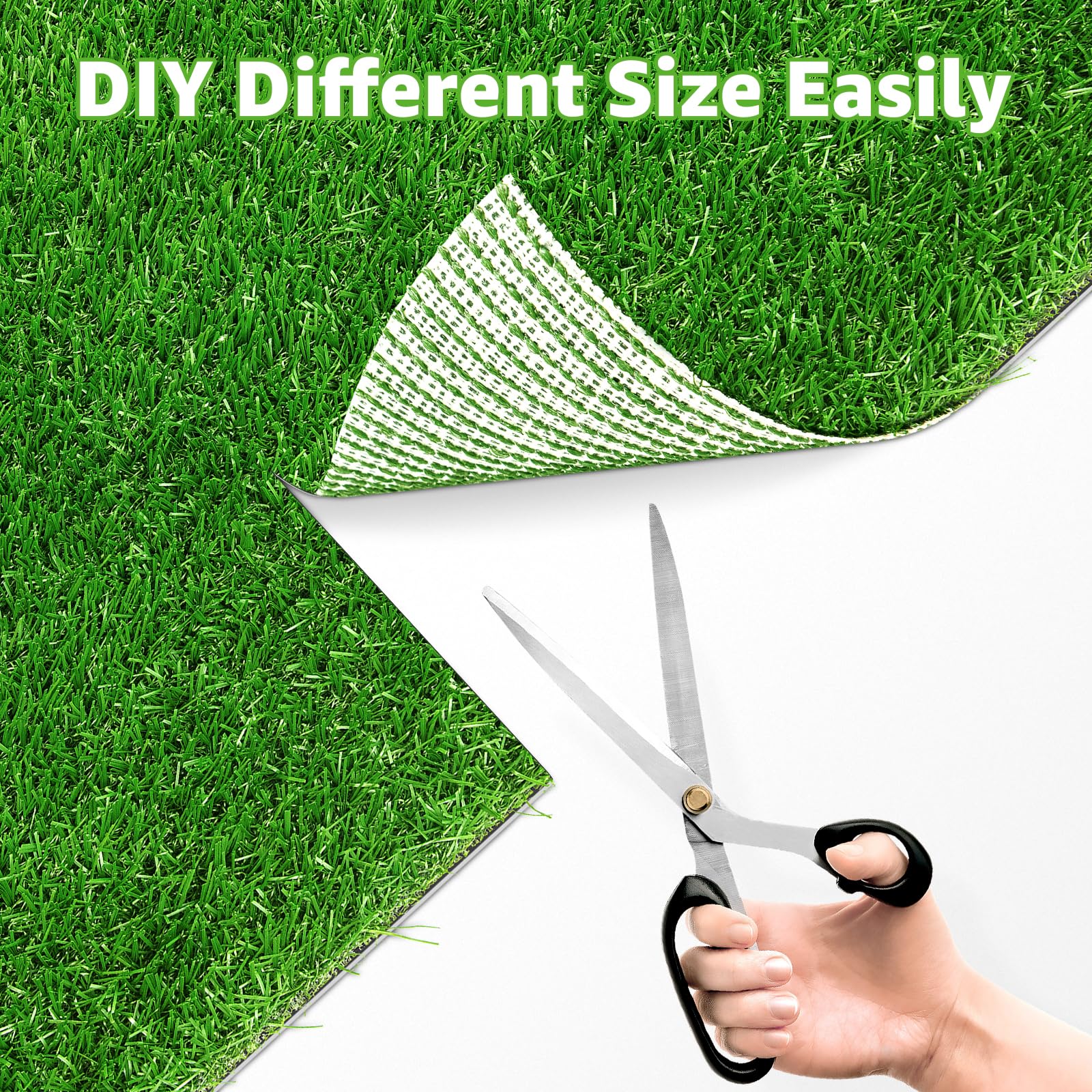 Artificial Dog Grass Pee Pad 30.5'X30.5' 2Pack, Washable Indoor Potty Training Replacement Turf For Puppy, Reusable Realistic Grass For Dogs