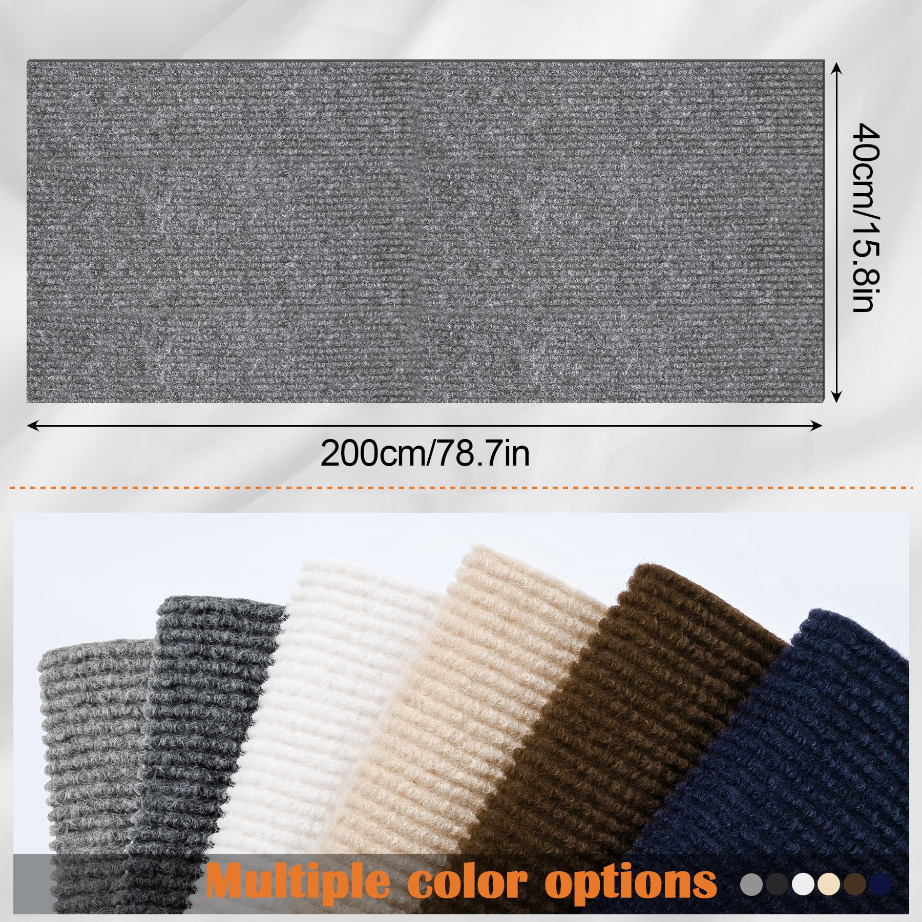 Inchoco Cat Scratch Furniture Protector - 78.7'' X 15.8'' Trimmable Self-Adhesive Cats Claws Scratch Pads, Sisal Diy Climbing Co