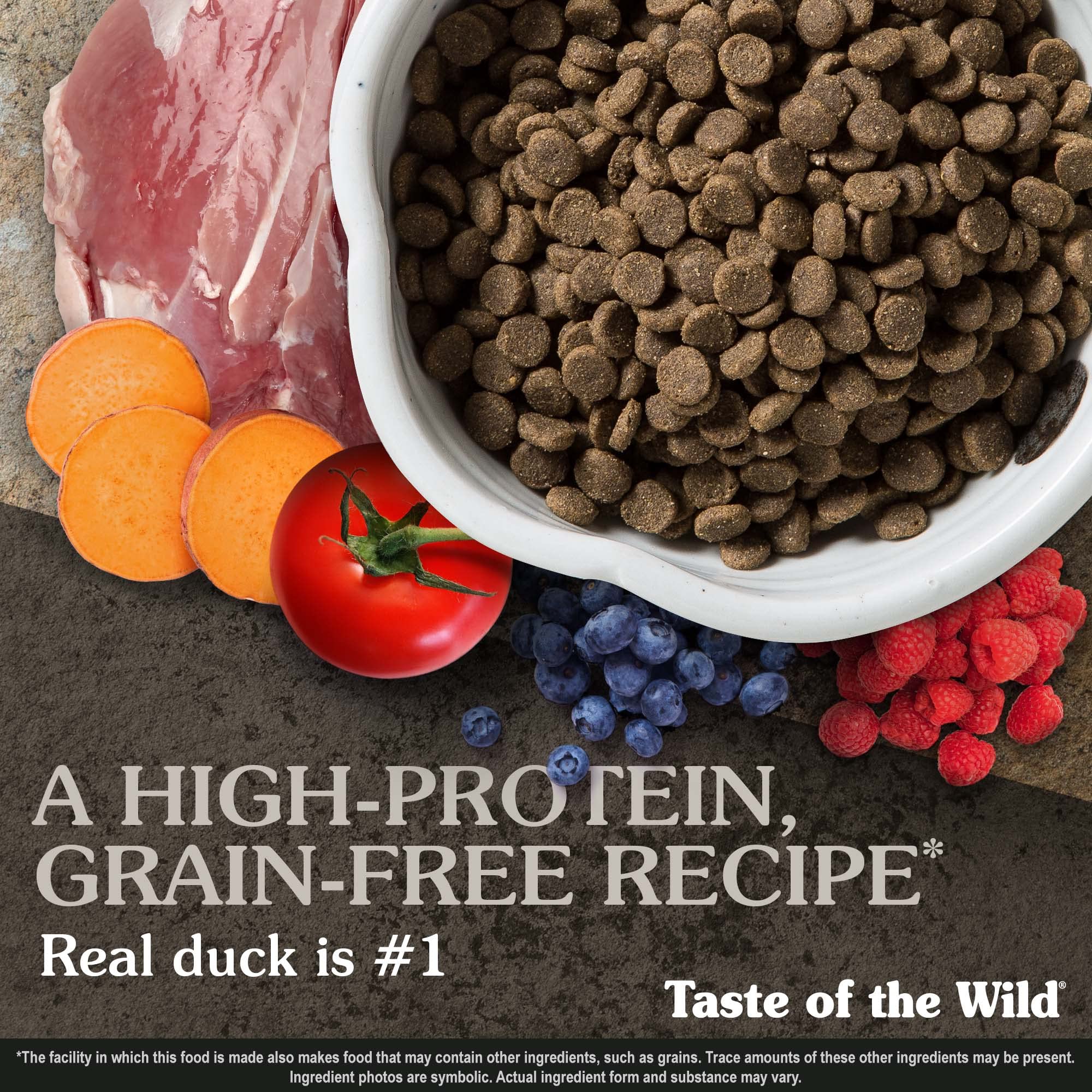 Taste of the Wild Wetlands Grain-Free Dry Dog Food with Roasted Fowl 5lb