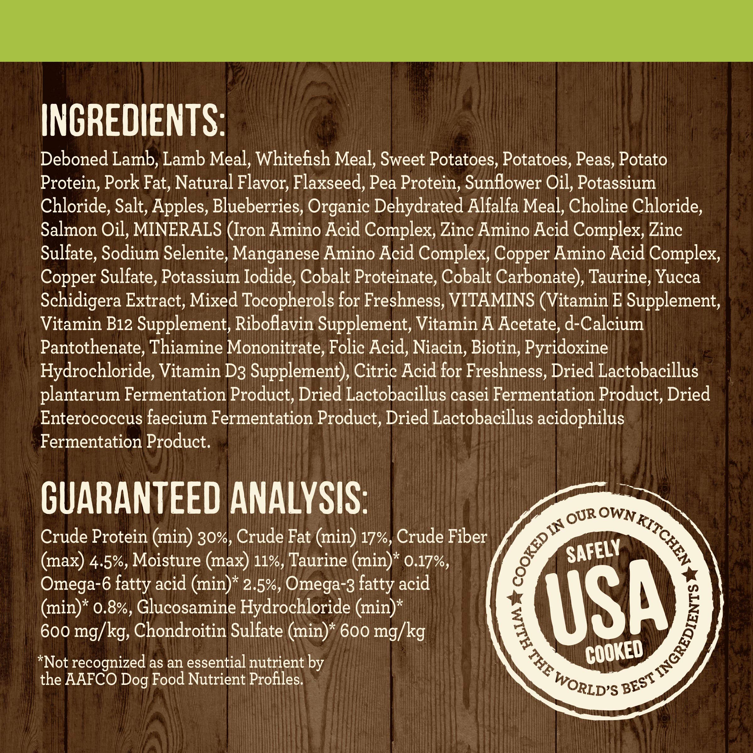 Merrick Premium Grain Free Dry Adult Dog Food, Wholesome And Natural Kibble With Real Lamb And Sweet Potato - 4.0 lb. Bag