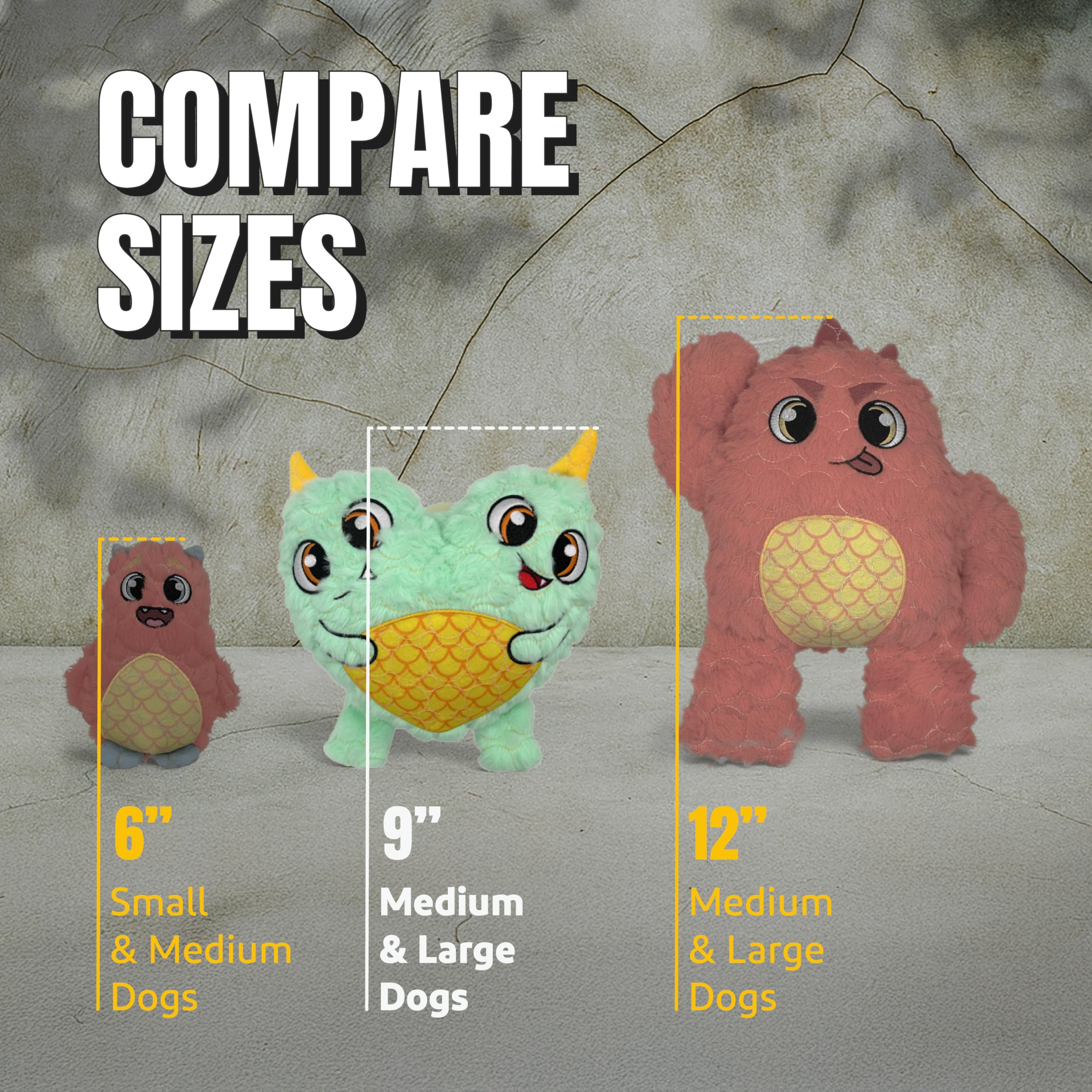Bite Force Durable Blue Two-Headed Monster Dog Toy, Kevlar-Reinforced for Aggressive Chewers, Plush Material, Model BF1141C22